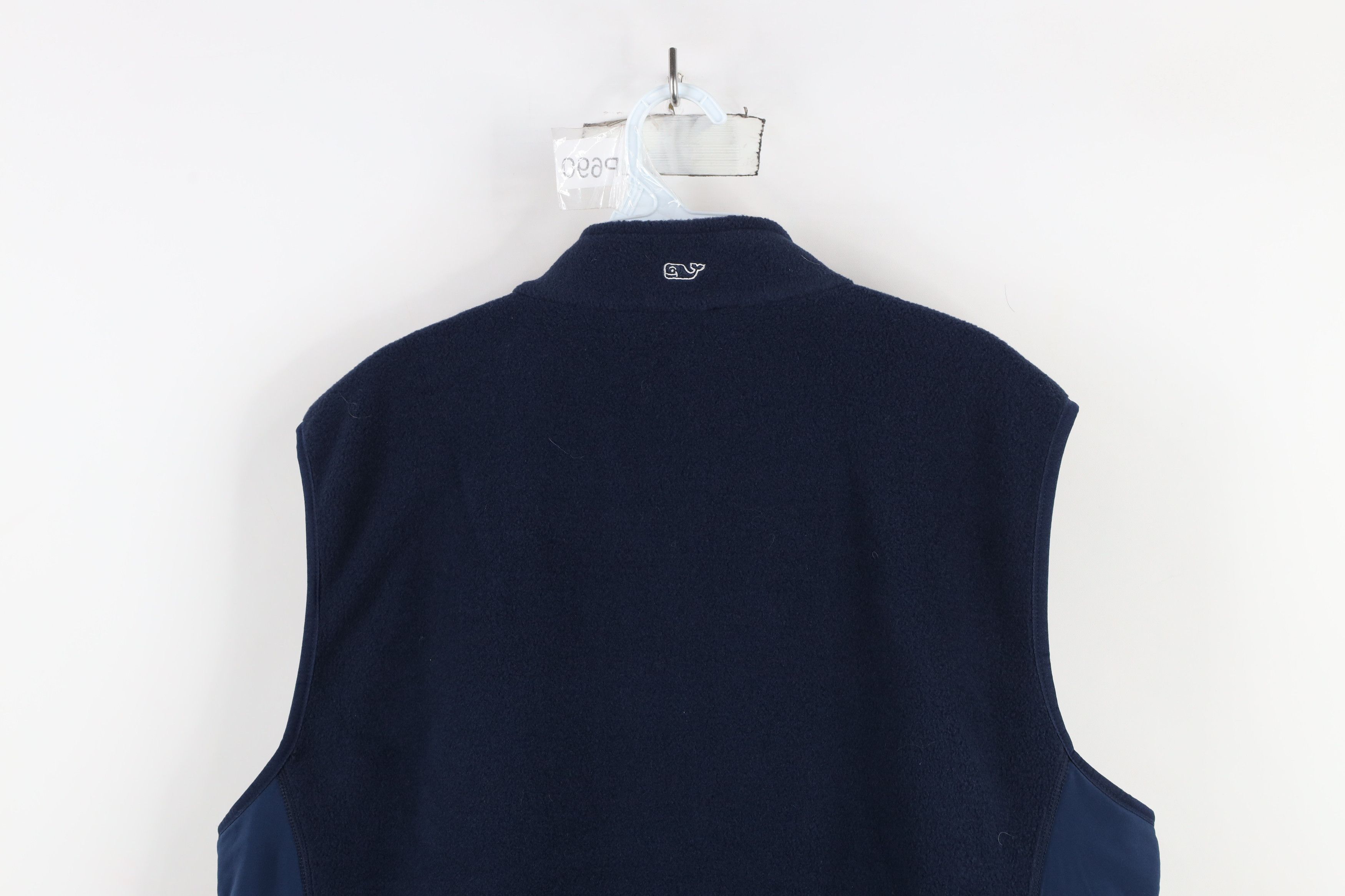 Vineyard Vines × Vintage Vineyard Vines Fleece Harbor Full Zip Vest Jacket Navy Blue Size US L / EU 52-54 / 3 - 12 Thumbnail