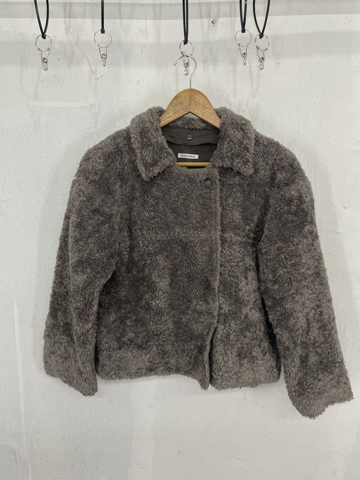 Cohina Crop Jacket Fur Winter Sherpa