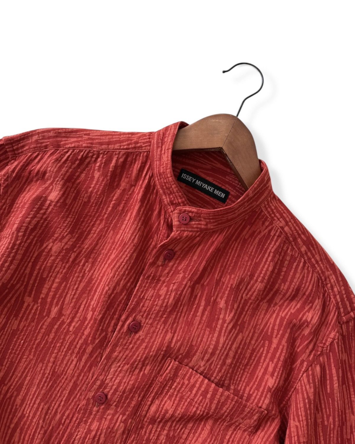 Issey Miyake ISSEY MIYAKE MANDARIN COLLAR SHIRT Size US M / EU 48-50 / 2 - 2 Thumbnail