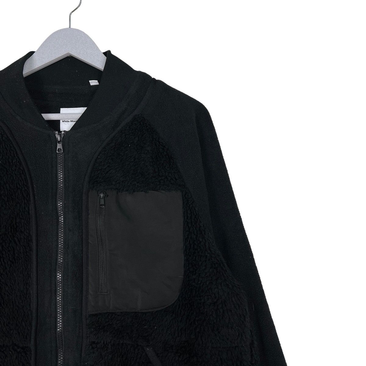 White Mountaineering WHITE MOUNTAINEERING FLEECE BOMBER STYLE JACKET Size US M / EU 48-50 / 2 - 6 Thumbnail