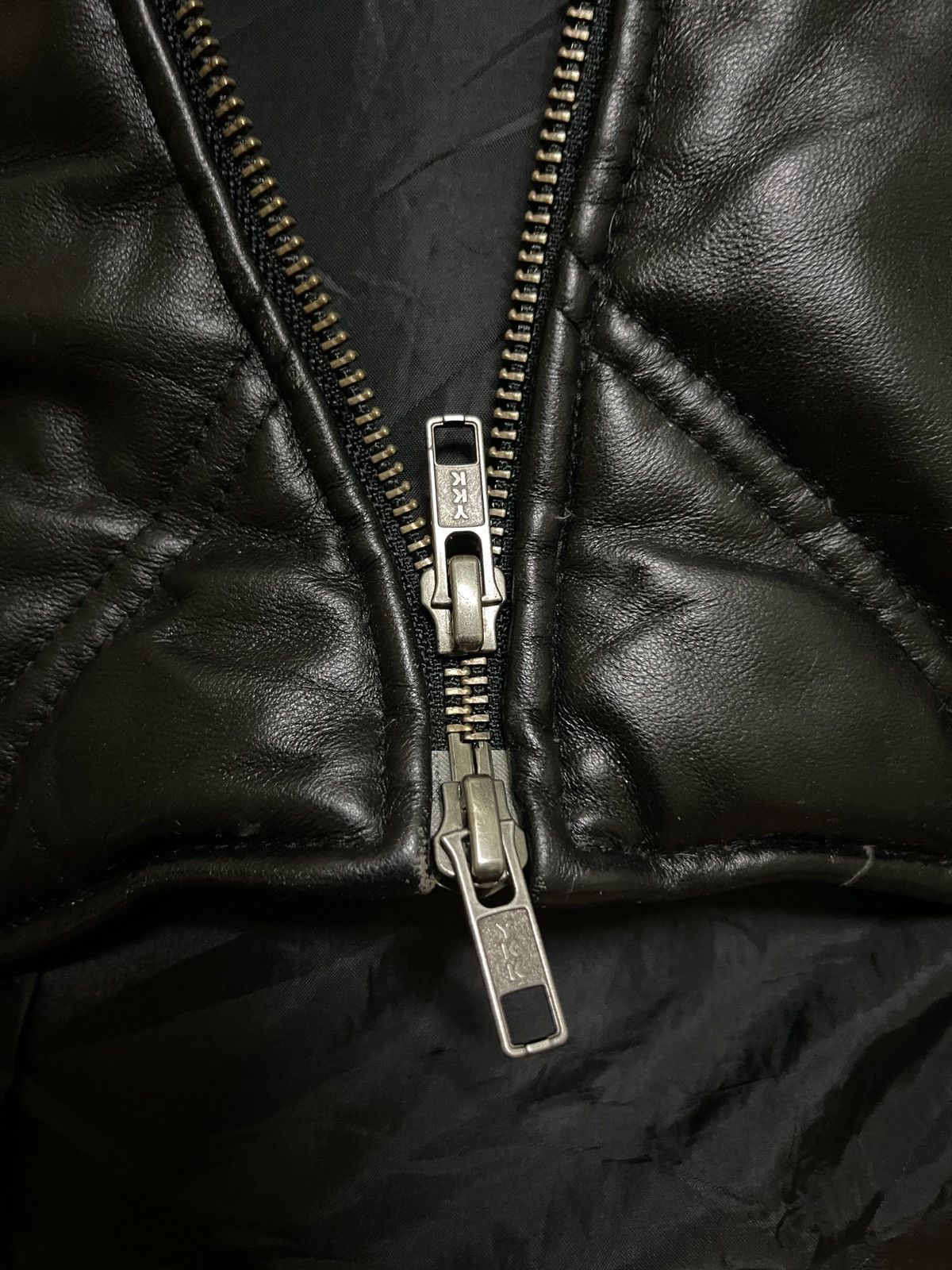 JACKROSE Jackrose Puffer Leather Jacket Attach Fur Hoodie Size US L / EU 52-54 / 3 - 17 Thumbnail