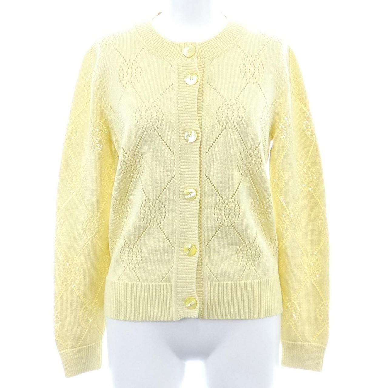 Hermes Hermes Hermes H Lift Wool Cardigan Textile Tops DUTY FREE for USA Size ONE SIZE - 1 Thumbnail