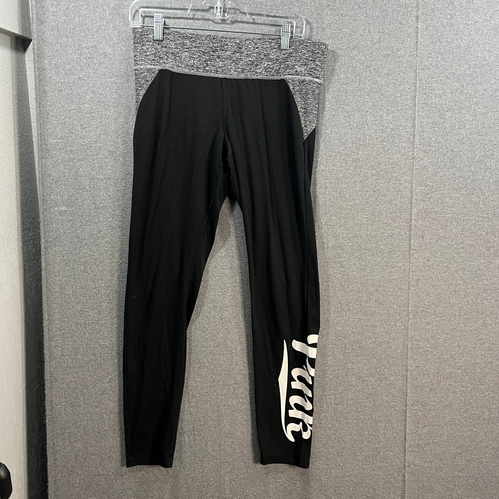 Other PINK Women's Black and Gray Legging Size M Size 28" / US 6 / IT 42 - 1 Thumbnail