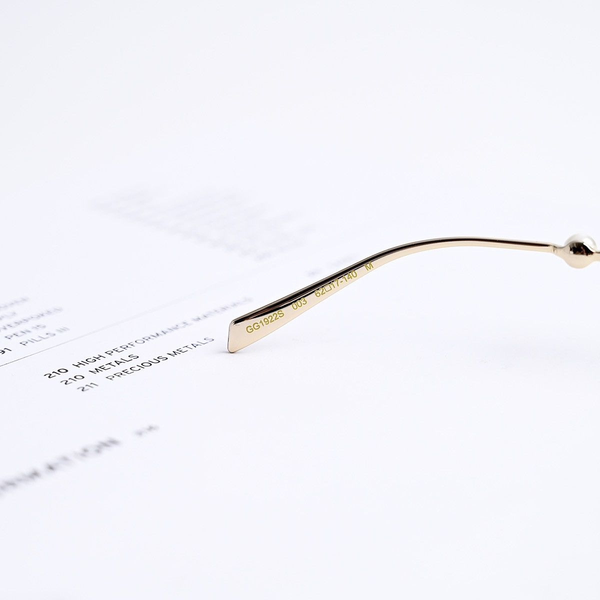 Gucci GUCCI GG1922S 003 SUNGLASSES Size ONE SIZE - 7 Thumbnail