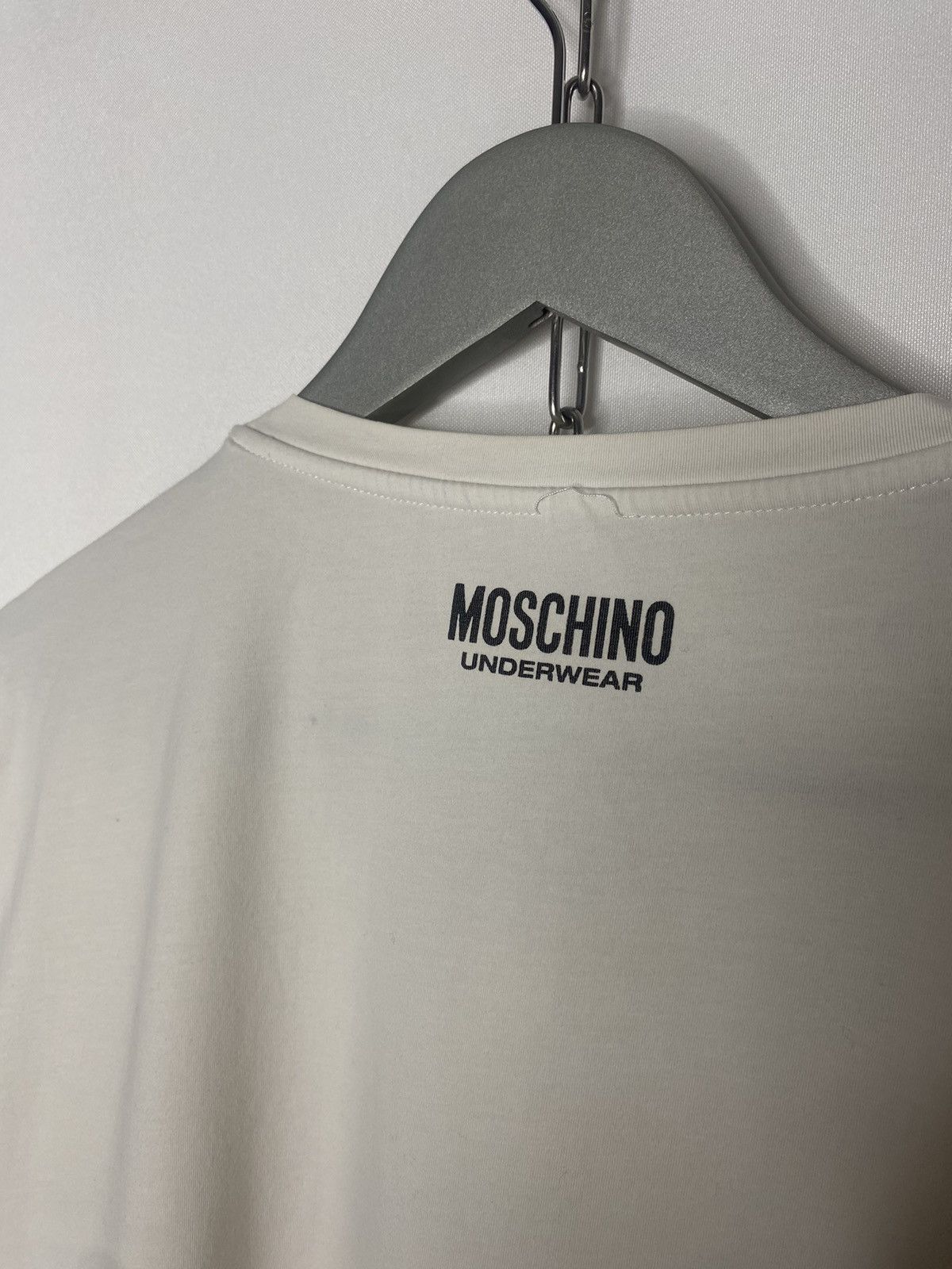 Moschino × Vintage ✅Moschino Luxury T-Shirt Short Sleeve Hype Rare✅ Size US L / EU 52-54 / 3 - 7 Thumbnail