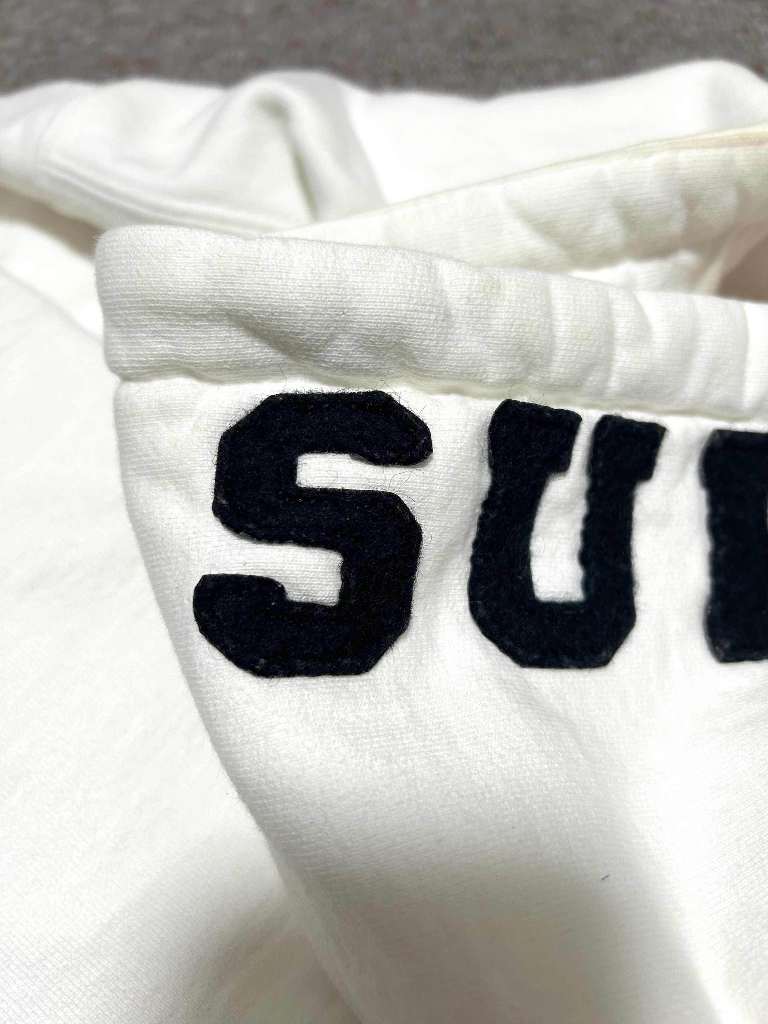 Supreme Supreme Felt hooded Logo Zip Hoodie White Size US L / EU 52-54 / 3 - 5 Thumbnail