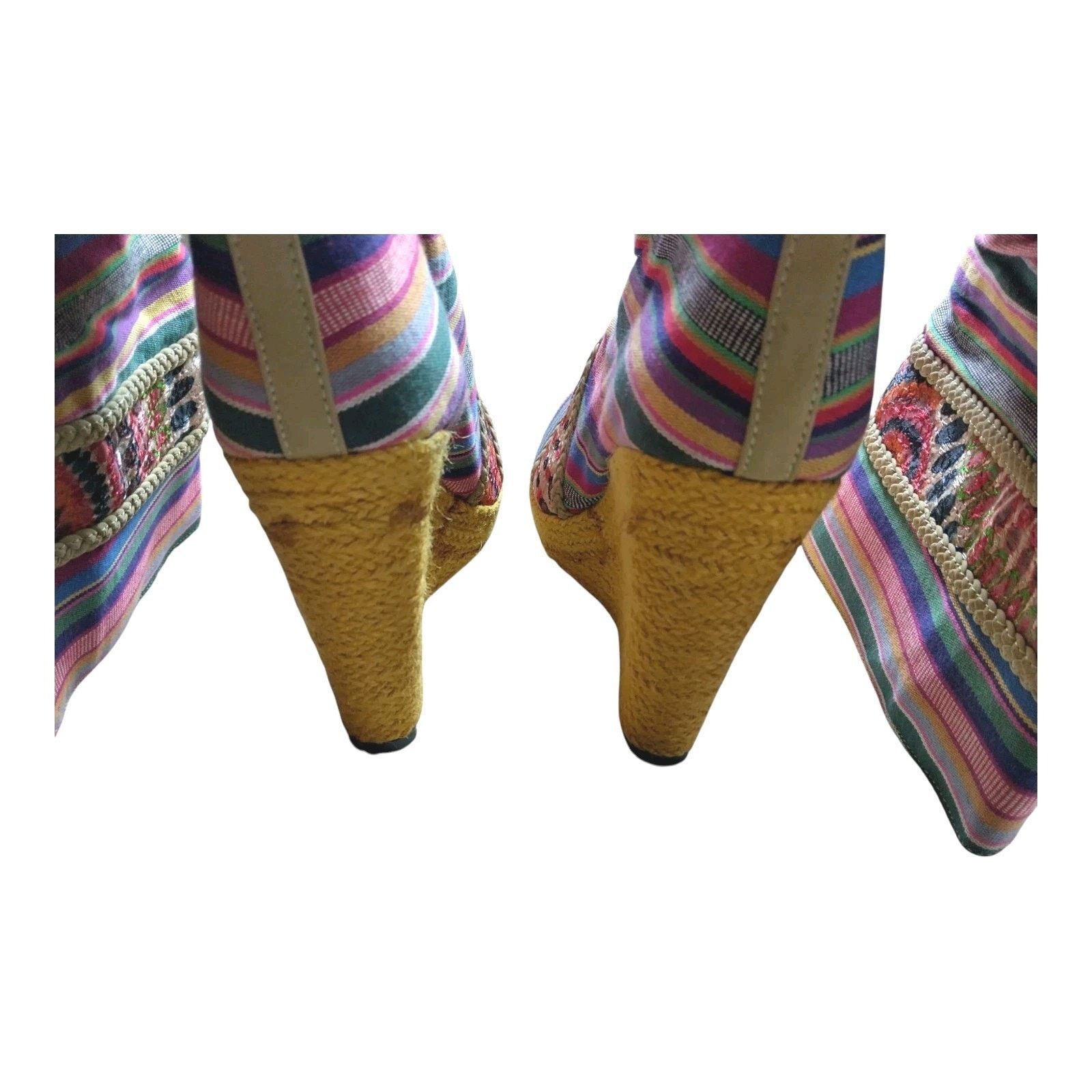 Other Women's Tapestry Knee High Boots, Size 10, Micheal Antonio Size US 10 / IT 40 - 5 Thumbnail
