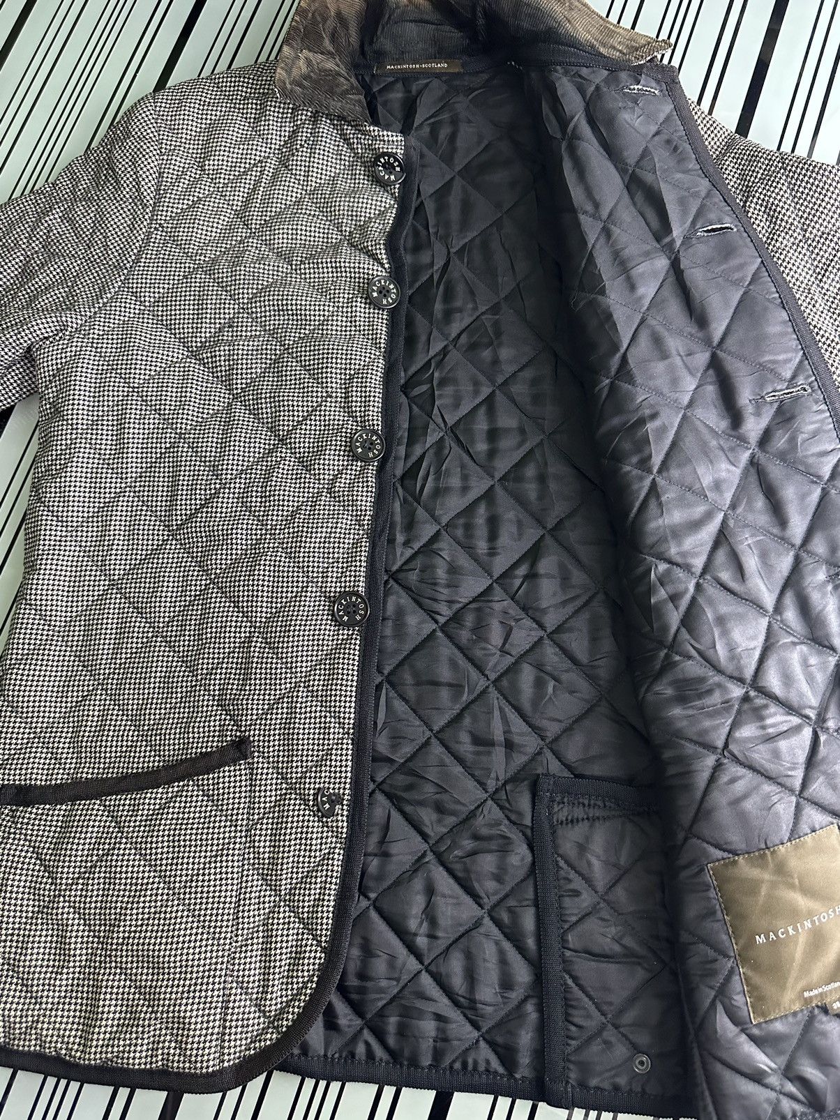 Mackintosh × Vintage Vtg Mackintosh Kaptain Sunshine Quilting Jacket Size US M / EU 48-50 / 2 - 16 Thumbnail