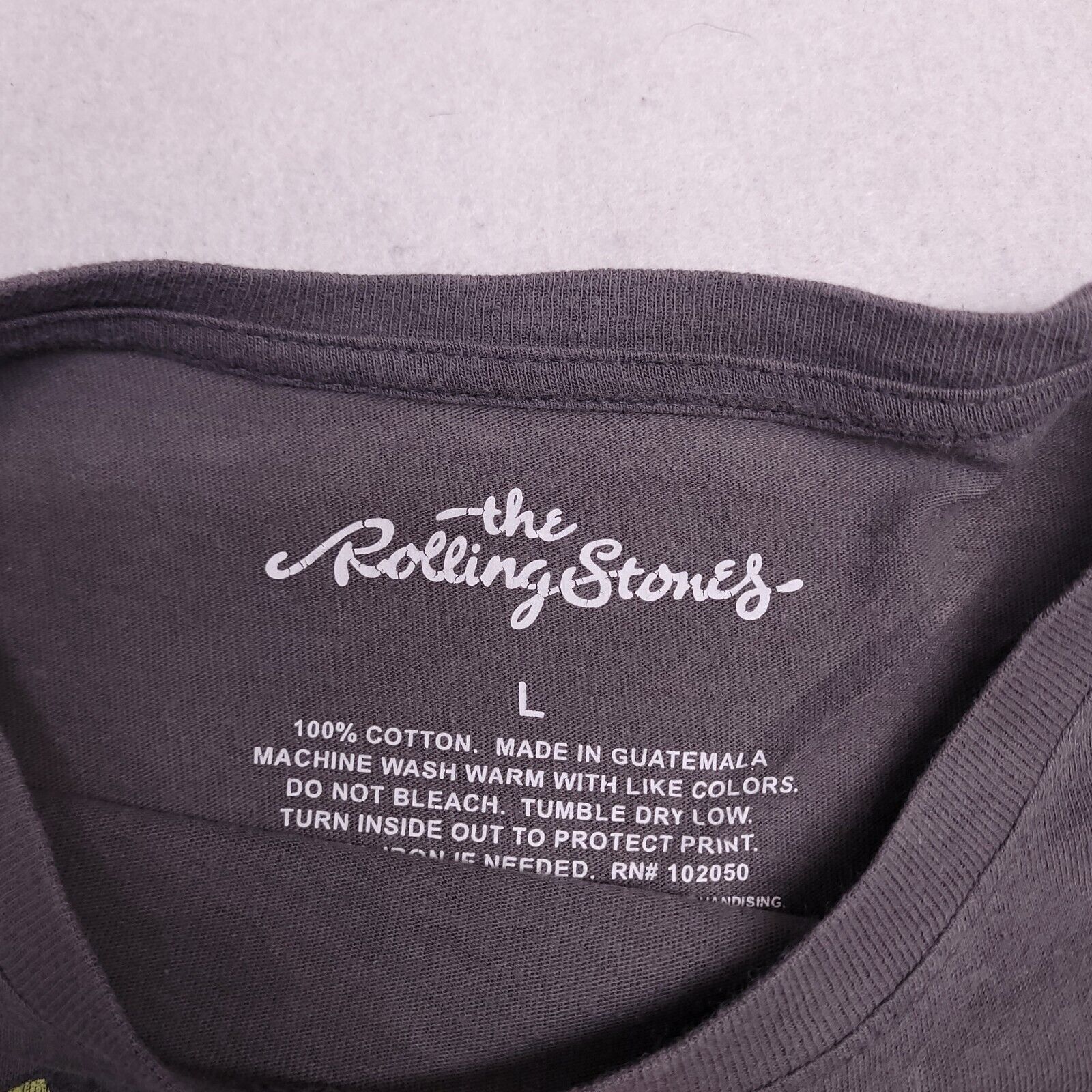 The Rolling Stones The Rolling Stones Graphic T-Shirt Adult Mens Size M Gray Size US M / EU 48-50 / 2 - 3 Thumbnail