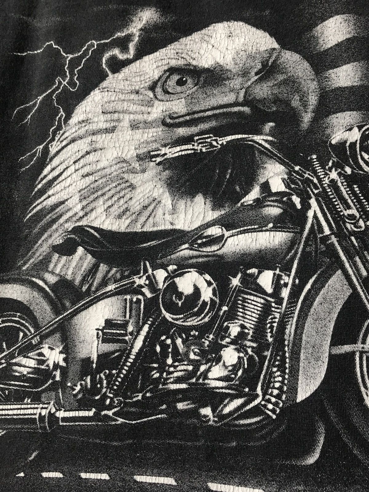 Vintage Vintage 2000s Freedom Rider Graphic USA streetwear t-shirt Size US L / EU 52-54 / 3 - 8 Thumbnail