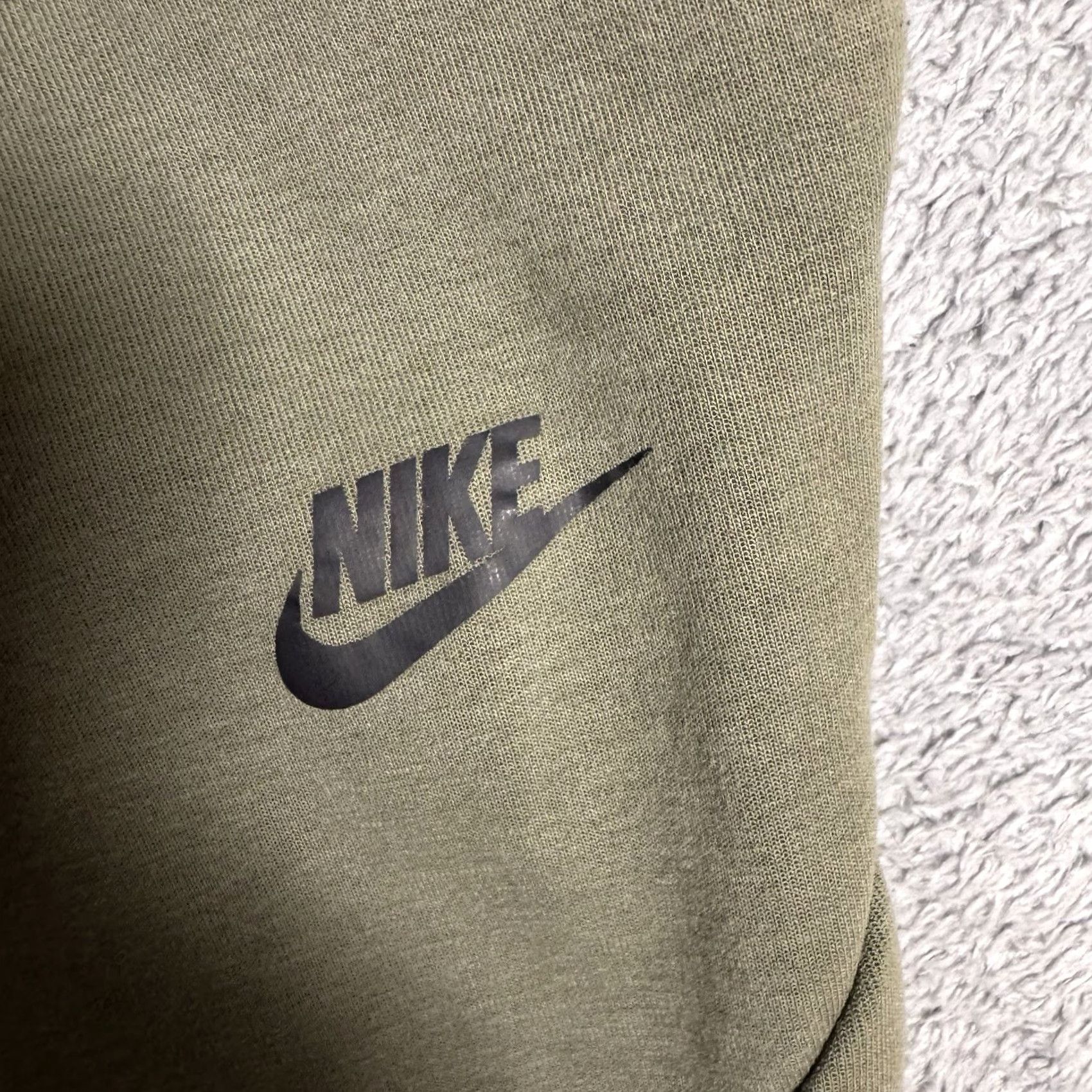 Nike Nike Tech Fleece Pants Mens S Joggers Athletic Sweatpants Olive Army CU4495 Size US 29 - 4 Thumbnail