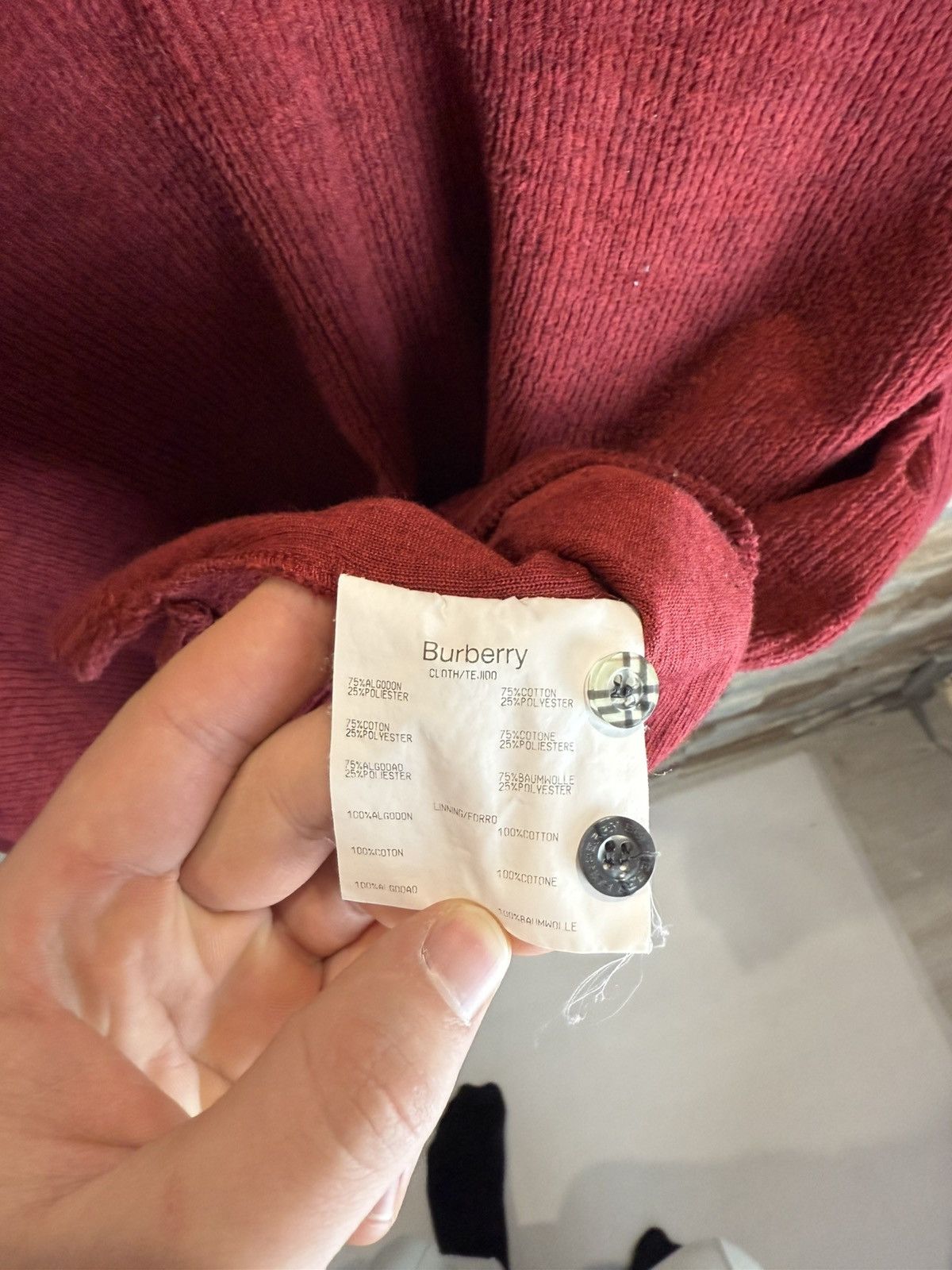 Burberry × Vintage Burberry london vintage long sleeve Polo t-shirt mini logo Size US L / EU 52-54 / 3 - 9 Thumbnail