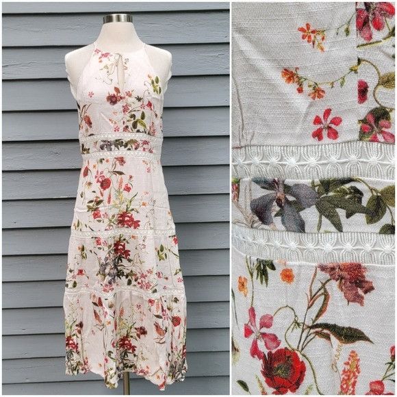 Other Antonio Melani Floral Midi Dress Size 6 Size M / US 6-8 / IT 42-44 - 1 Thumbnail