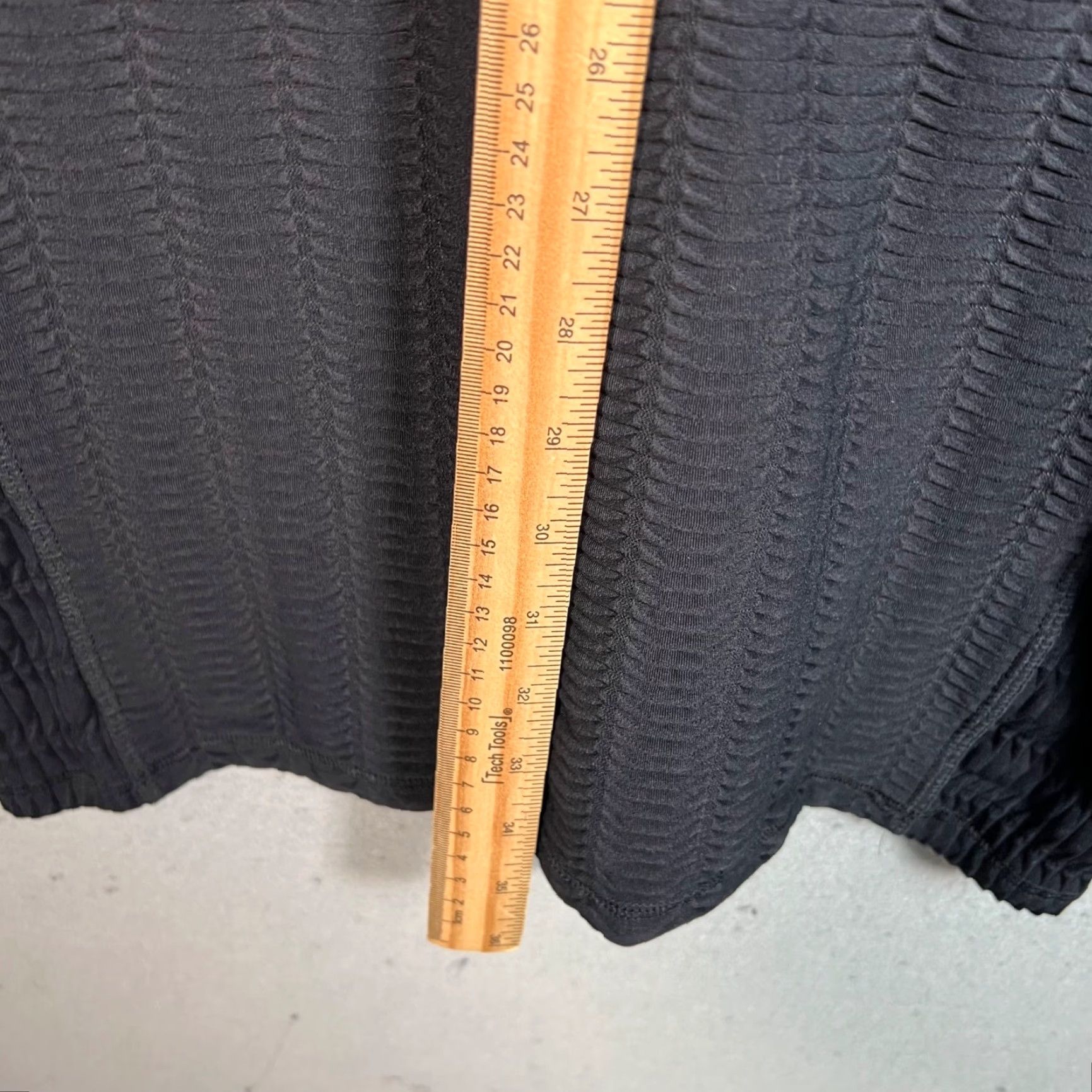 Rag & Bone VINTAGE Rag & Bone Womens Size Medium Black Textured Long Sleeve Midi Dress Size M / US 6-8 / IT 42-44 - 6 Thumbnail