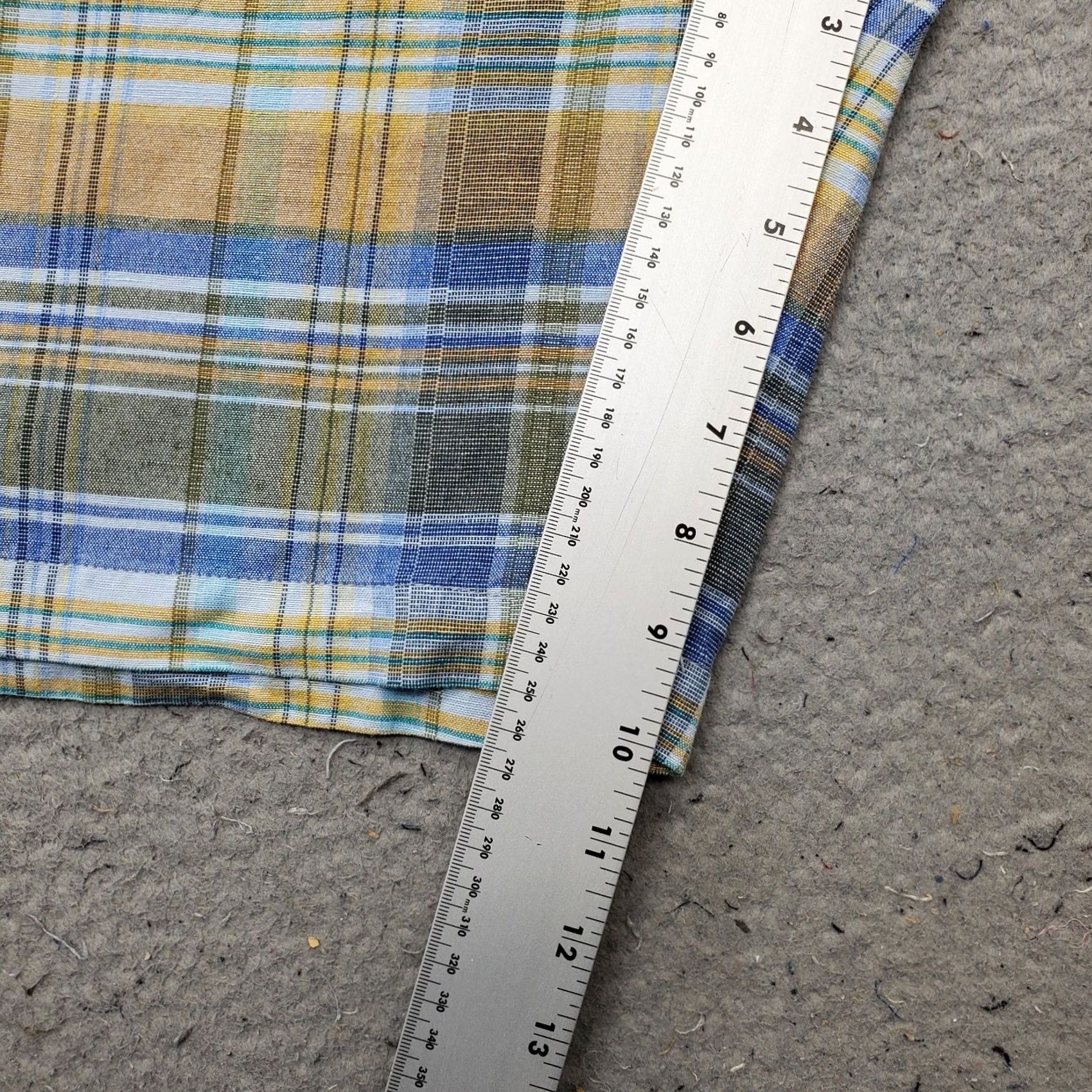 Tommy Bahama Tommy Bahama Chino Shorts Mens 34 Multi Linen Blend Plaid Slash Pocket Size US 34 / EU 50 - 4 Thumbnail
