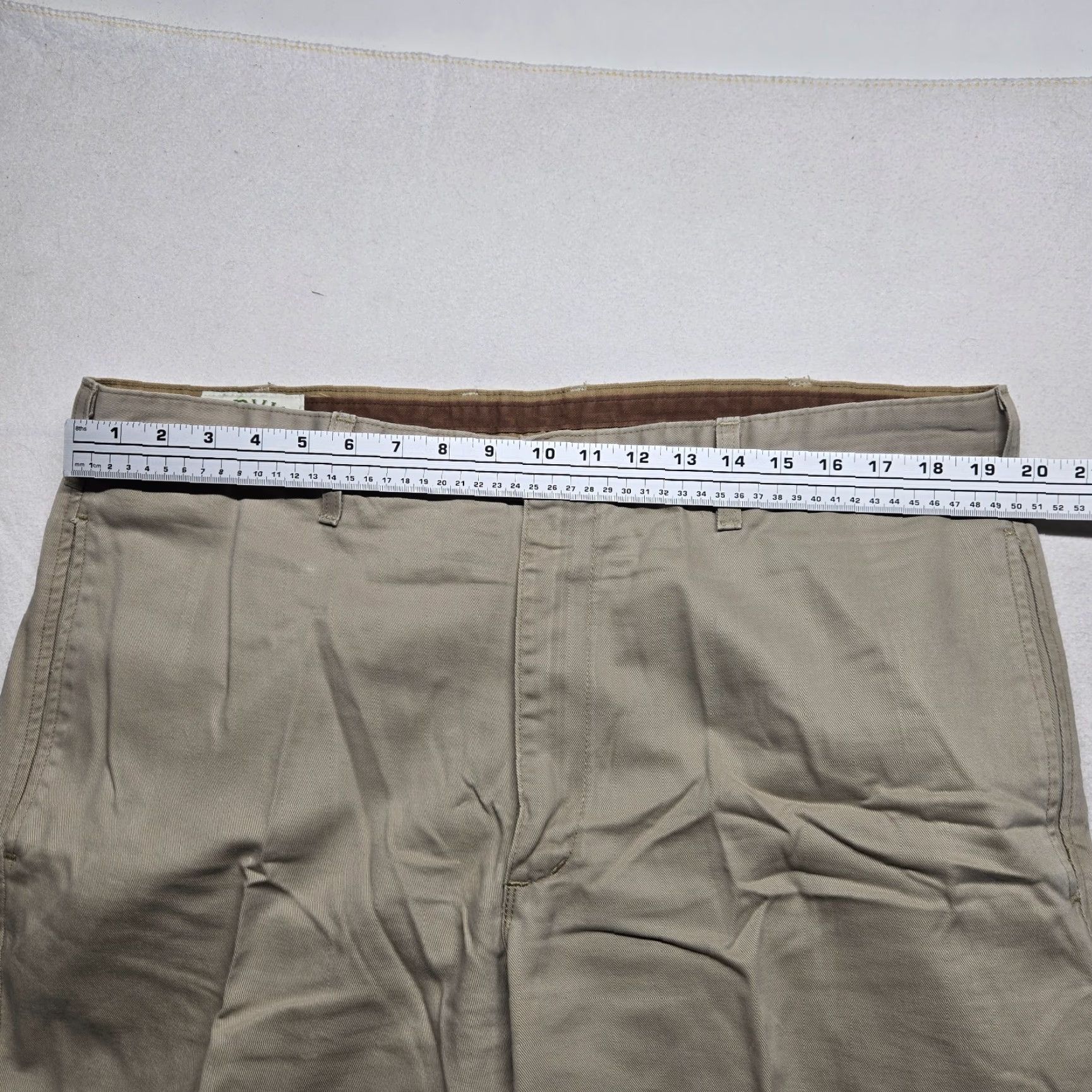 Orvis Orvis Flat Front Khaki Pants Tan Beige Adult Men's Size 38 X 30 Size US 38 / EU 54 - 6 Thumbnail
