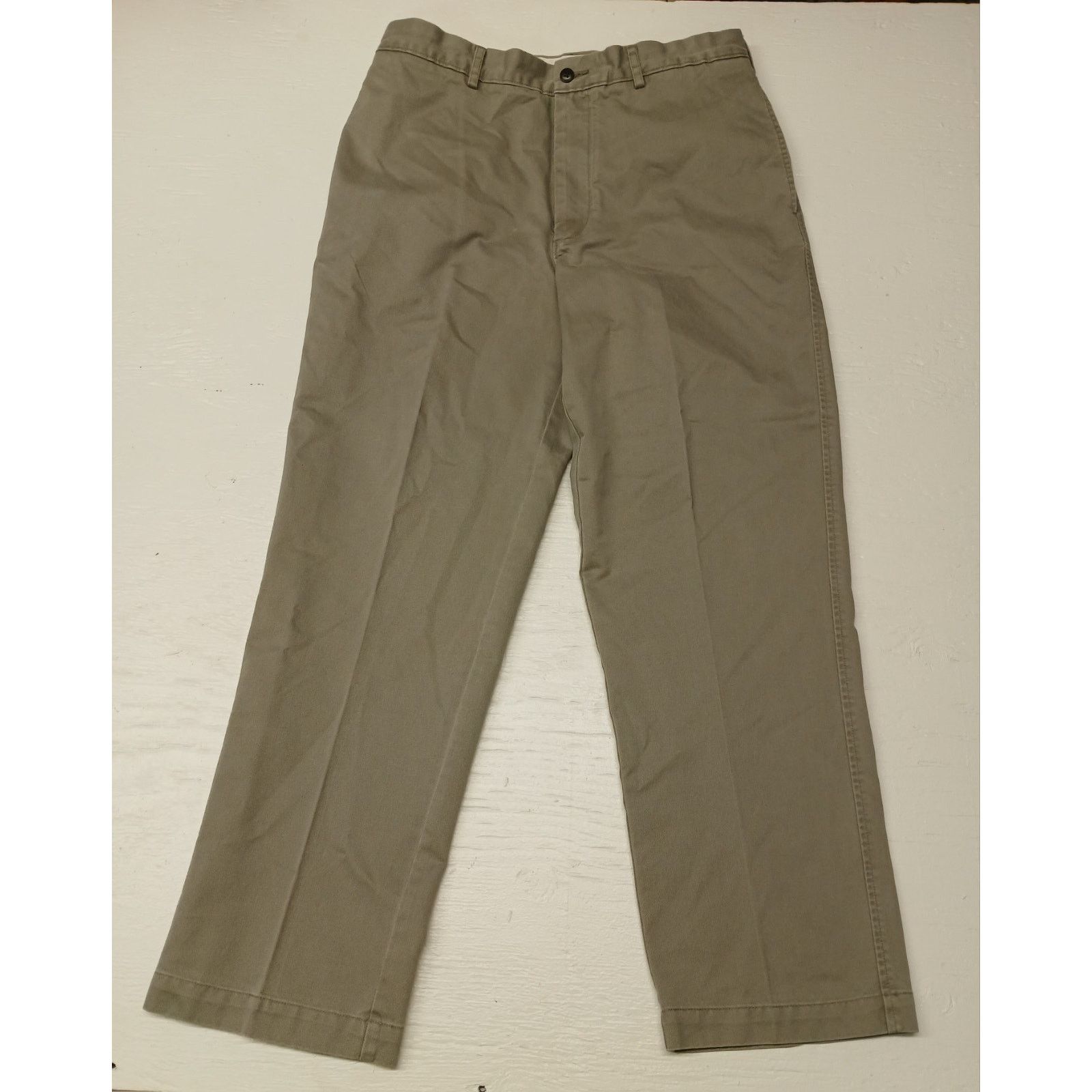 Roundtree & Yorke Roundtree & Yorke (34x30) Beige Vintage Wide Leg Khaki Pants Size US 34 / EU 50 - 1 Thumbnail
