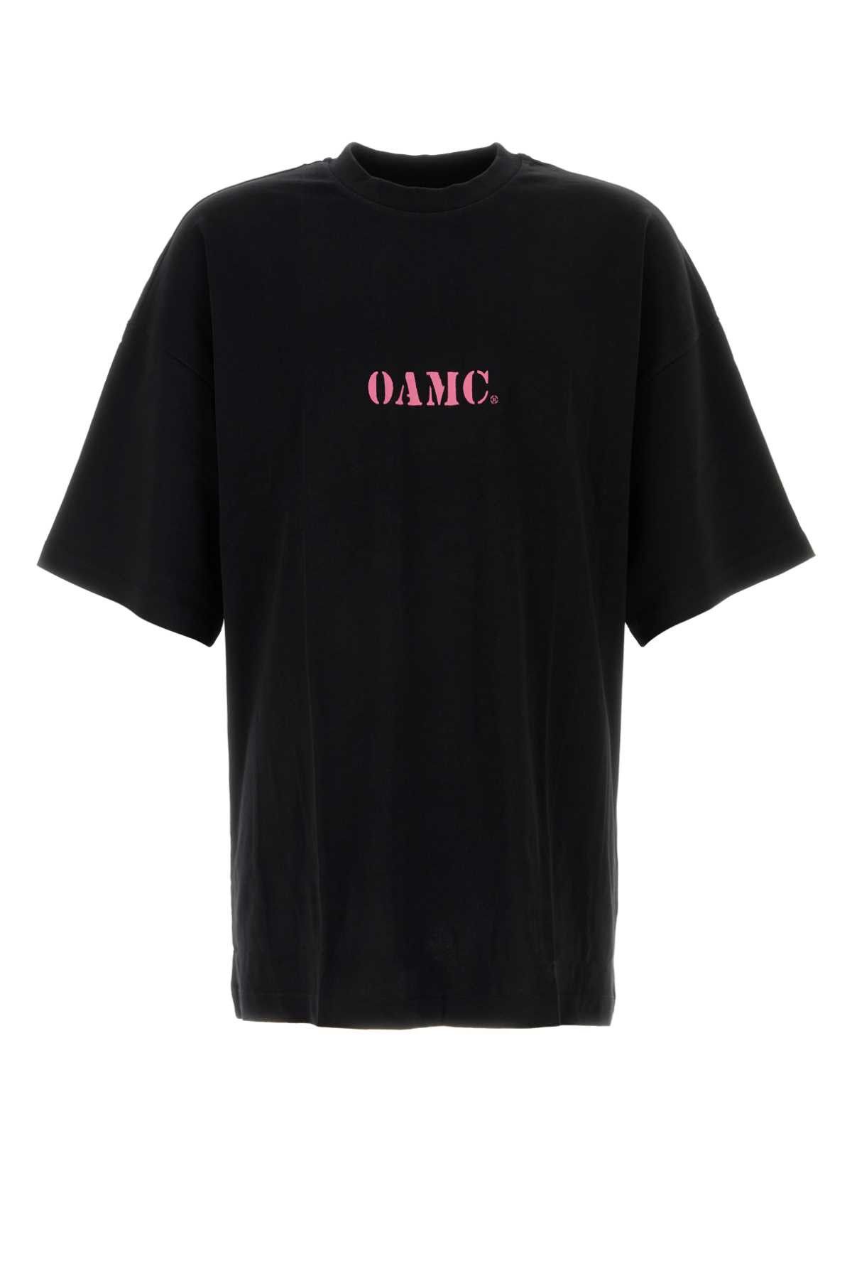 OAMC Black Cotton T-Shirt Size US M / EU 48-50 / 2 - 1 Thumbnail