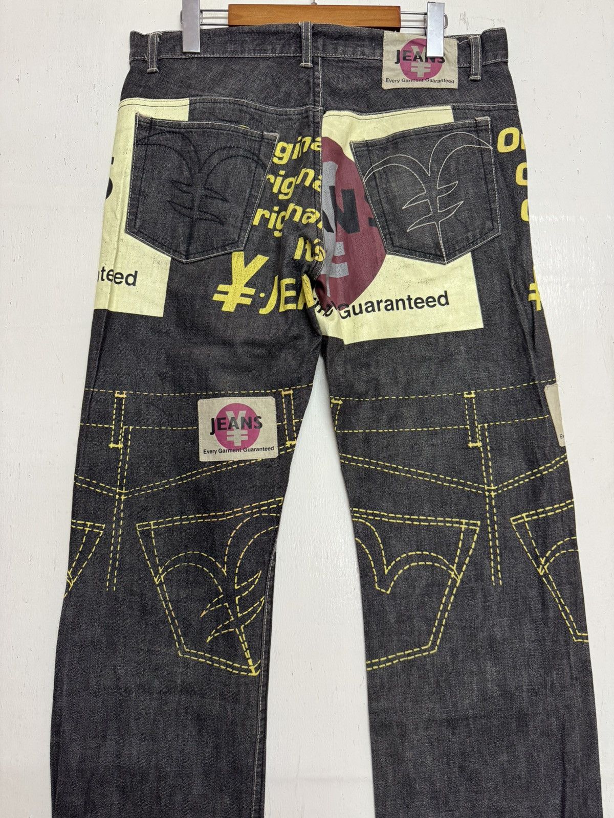 Japanese Brand × Vintage Yen japanase jeans Size US 36 / EU 52 - 10 Thumbnail