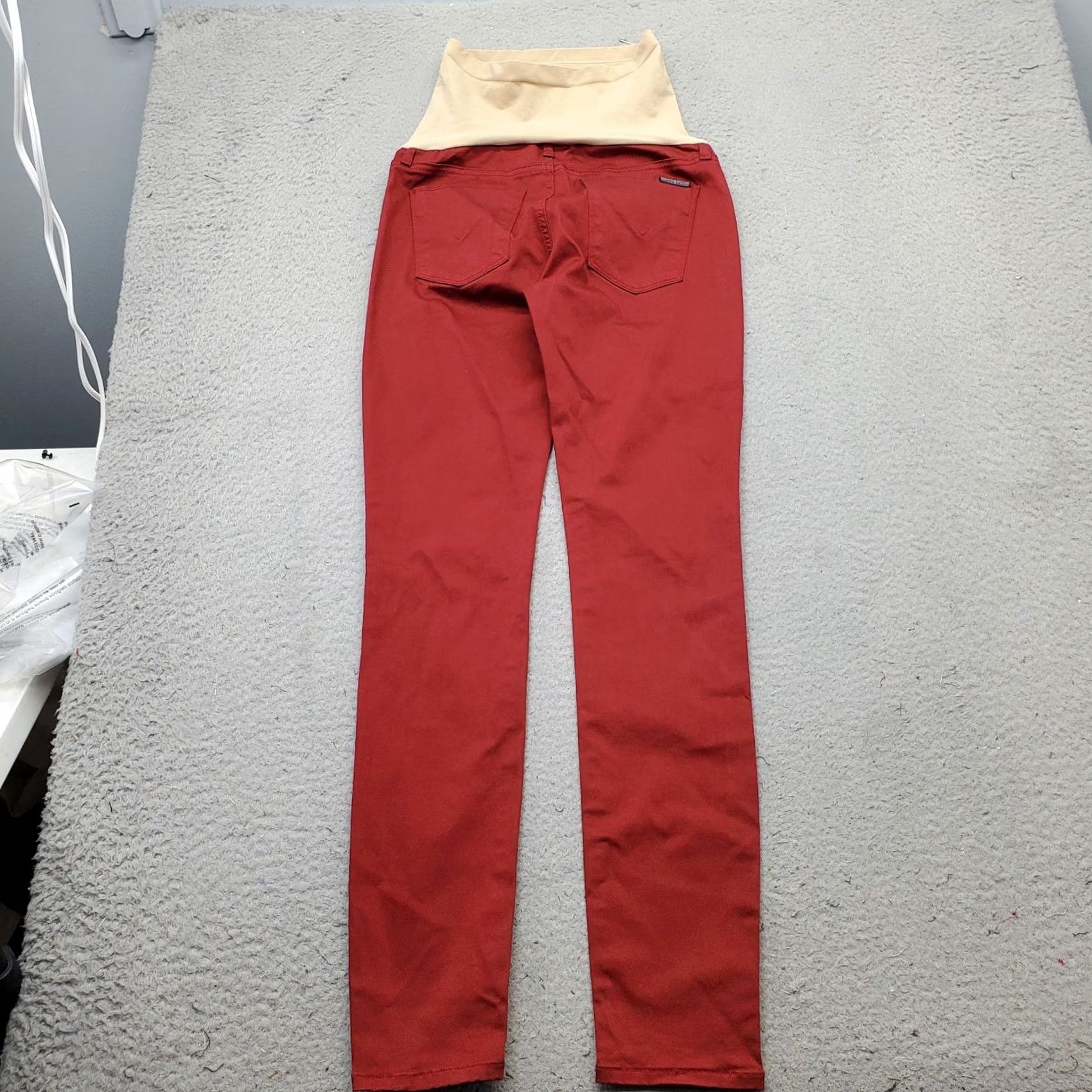 Hudson Hudson Maternity Pants Womens 26 Red Secret Fit Belly Nico Mid Rise Super Skinny Size 26" / US 2 / IT 38 - 2 Thumbnail