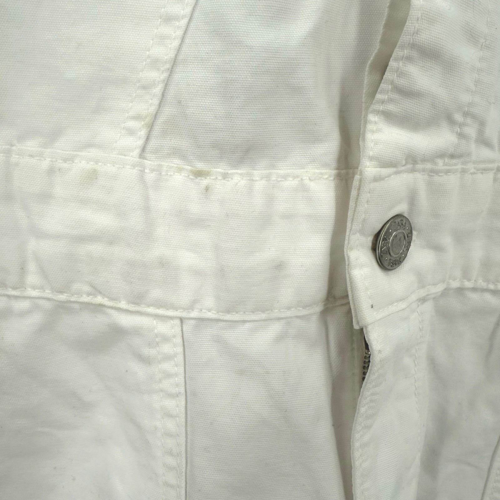 Zara NWT Zara Cotton Collared White Utility Romper Size M Size 30" / US 8 / IT 44 - 6 Thumbnail