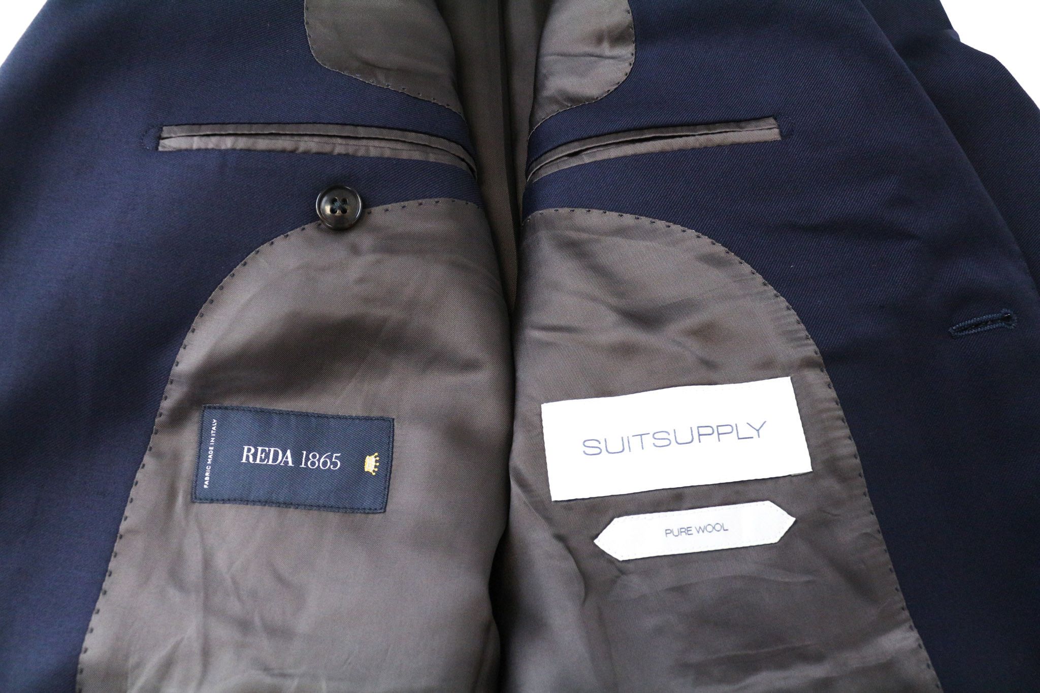 Suitsupply NAPOLI UK34R Blue Pure Wool 3 Piece Suit 79005 Size 34R - 14 Thumbnail