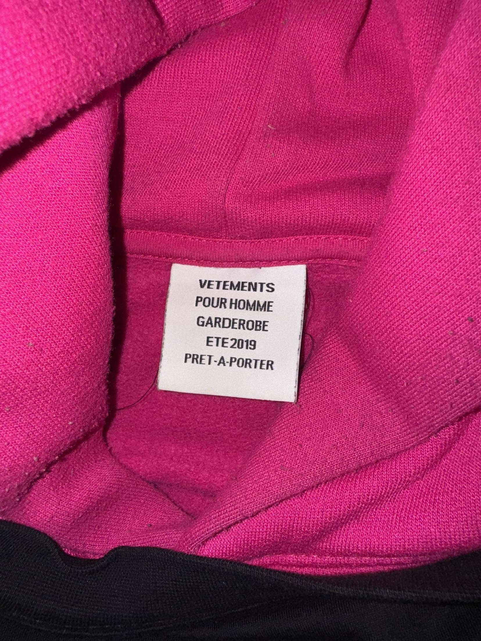 Vetements AW2018 Vetements "Yourname" Slogan hoodie Size US S / EU 44-46 / 1 - 3 Thumbnail