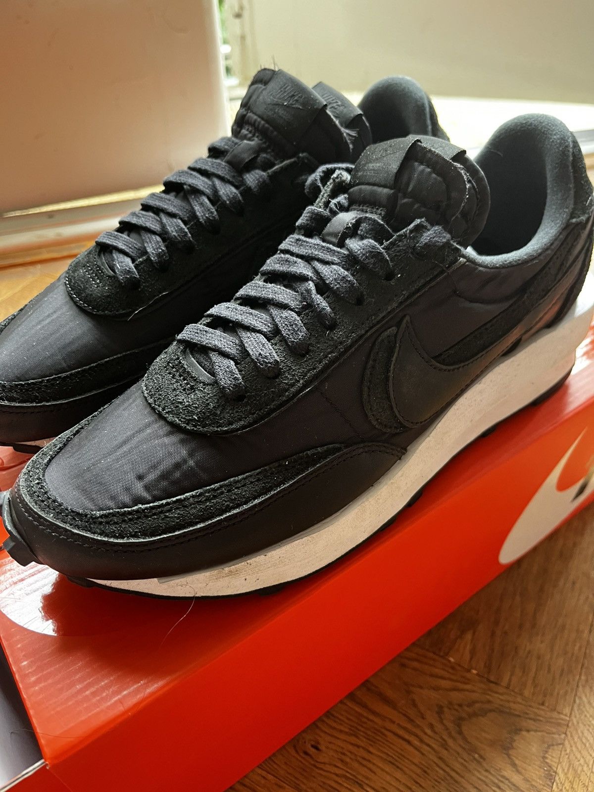 Nike × Sacai Nike LD Waffle x Sacai Black Size US 10 / EU 43 - 6 Thumbnail