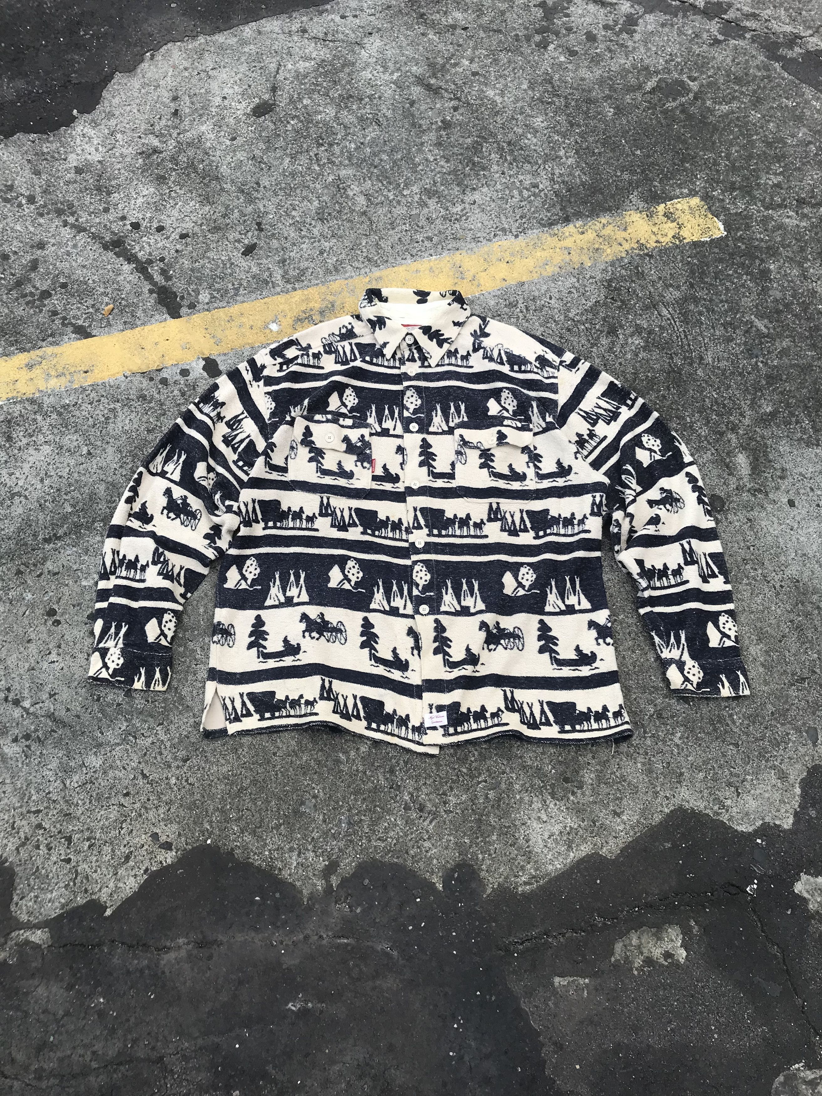 Cowboy Equipment × Nigel Cabourn × Structure Vtg rare 90s structure western cowboy Size US XXL / EU 58 / 5 - 2 Thumbnail