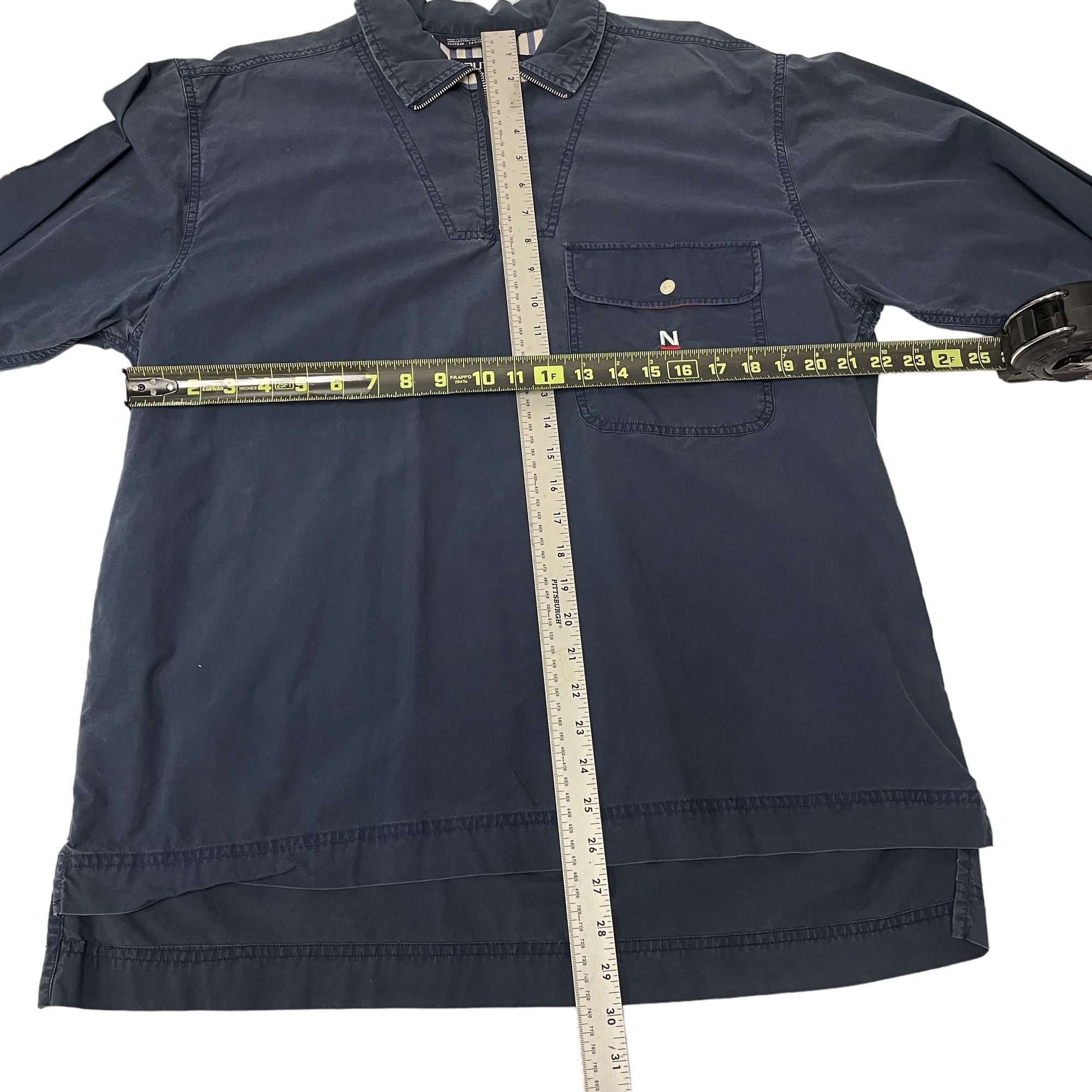 Nautica Vtg Nautica Pullover N US-1 Boating SAILING 1/4 Zip Shirt Size US M / EU 48-50 / 2 - 4 Thumbnail