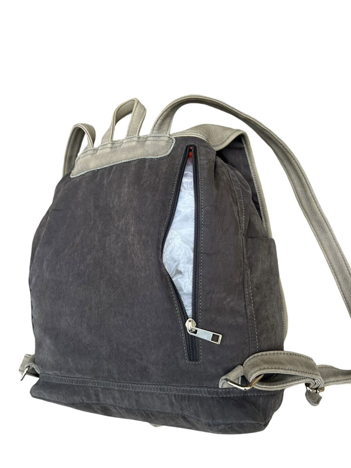 Leather Ear Papillonner Japan Patina Leather Hybrid Backpack Size ONE SIZE - 10 Thumbnail