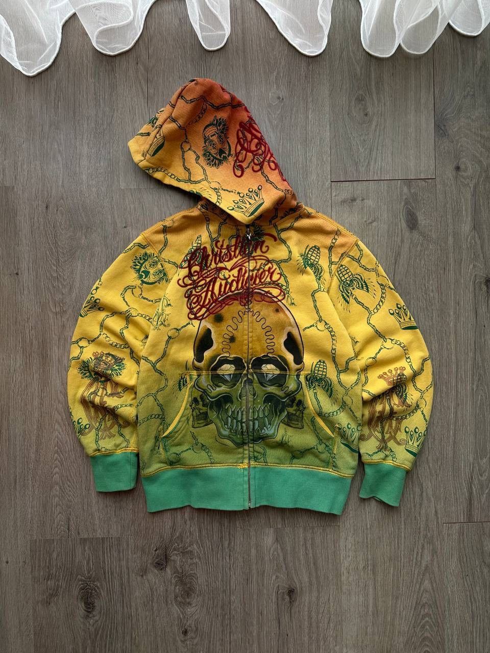Christian Audigier × Ed Hardy × Vintage Vintage Ed Hardy Christian Audigier Hoodie Size US S / EU 44-46 / 1 - 3 Thumbnail