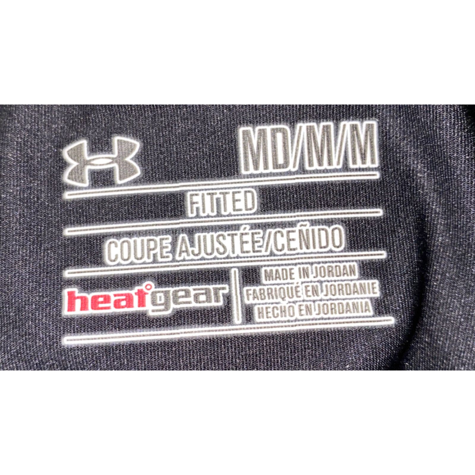 Under Armour Under Armour Mens Black Fitted Short Sleeve Basic T-Shirt Size M Size US M / EU 48-50 / 2 - 4 Thumbnail