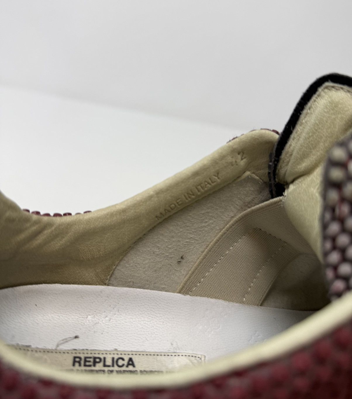 Maison Margiela Maison Margiela Replica GAT Snakeskin Rubber Sneaker Size US 9 / EU 42 - 9 Thumbnail