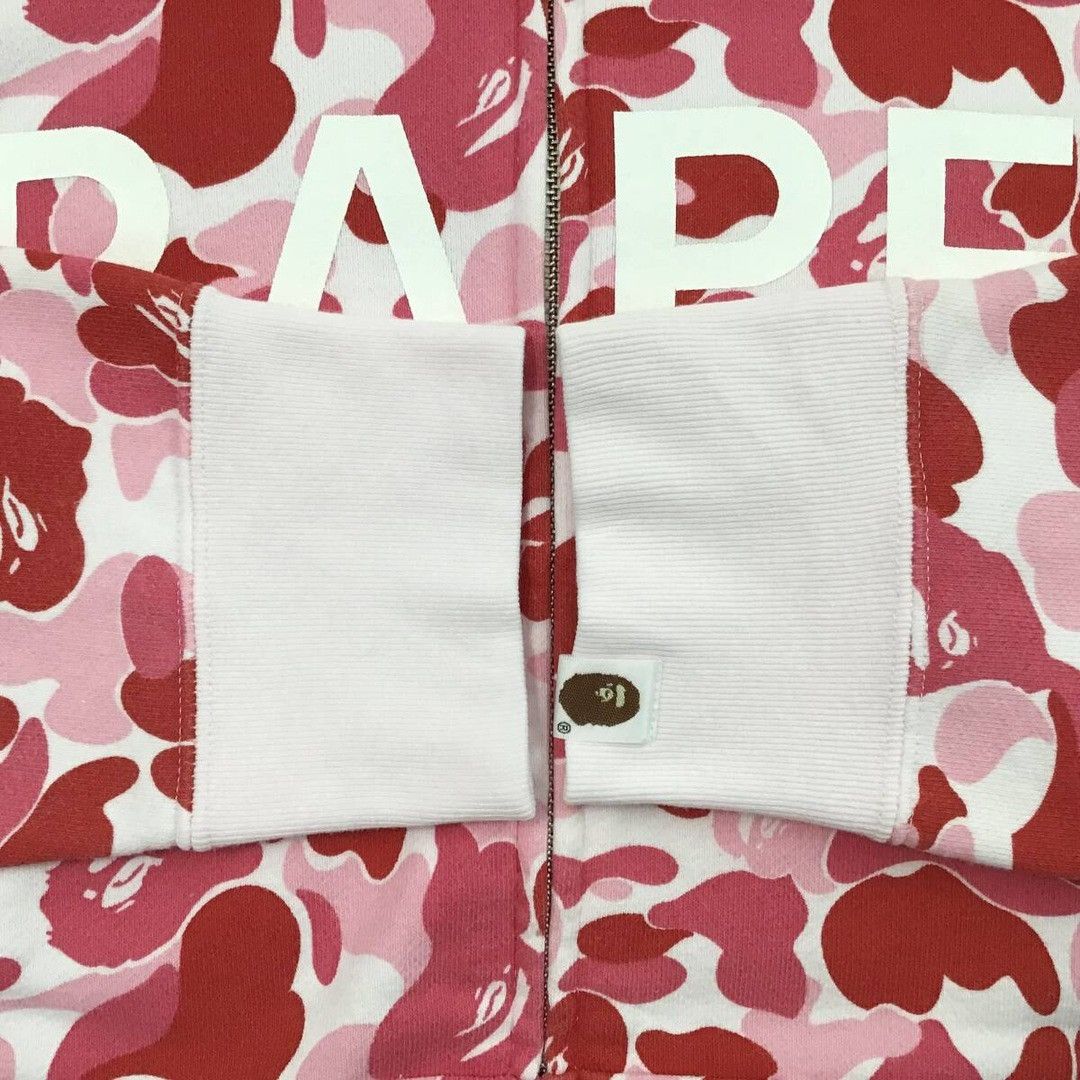 Bape BAPE logo ABC camo pink full zip hoodie a bathing ape Size US L / EU 52-54 / 3 - 5 Thumbnail