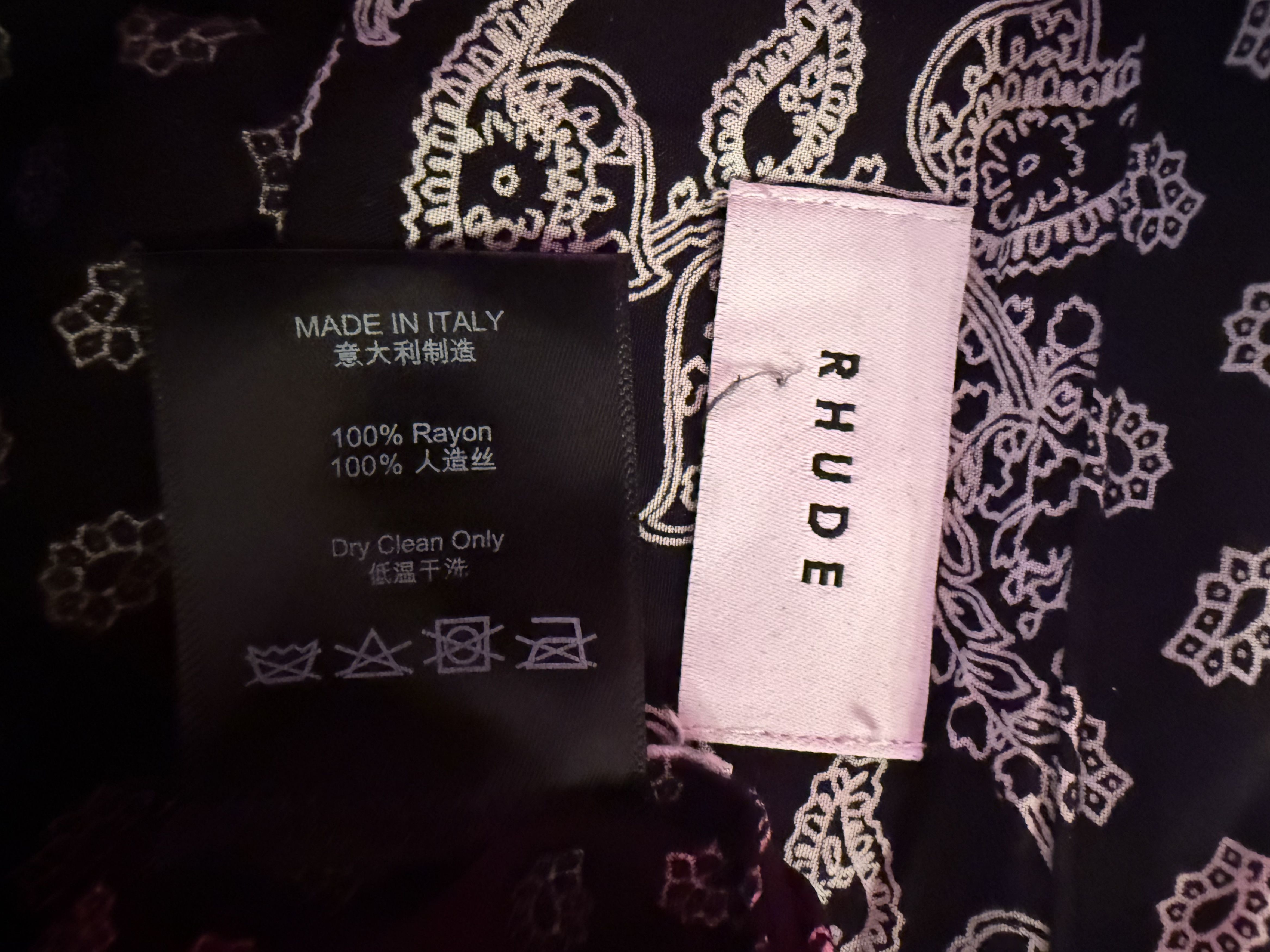 Rhude RHUDE BANDANA BUTTON UP Size US L / EU 52-54 / 3 - 5 Thumbnail