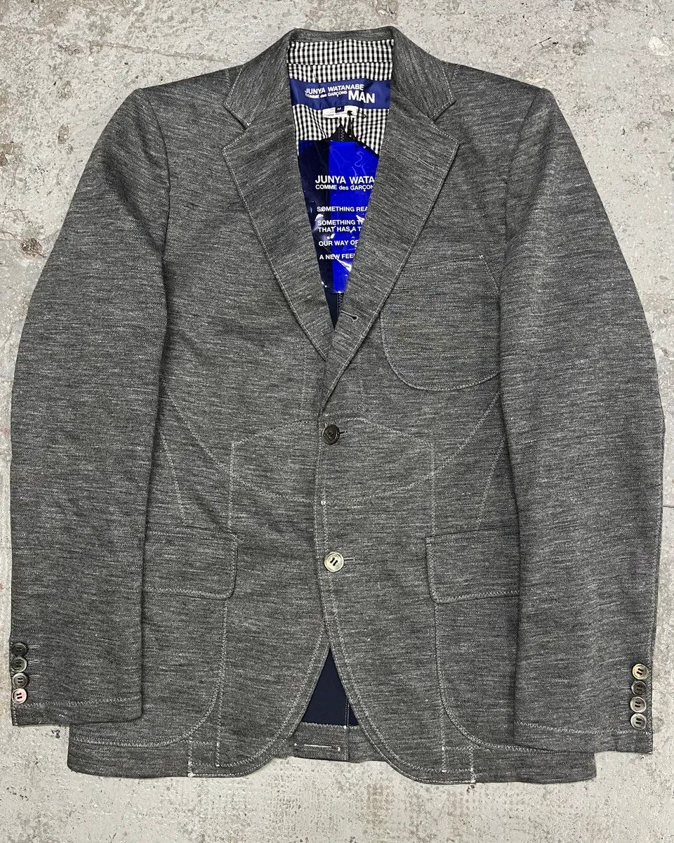Junya Watanabe Comme des Garçons Grey Blazer Jacket