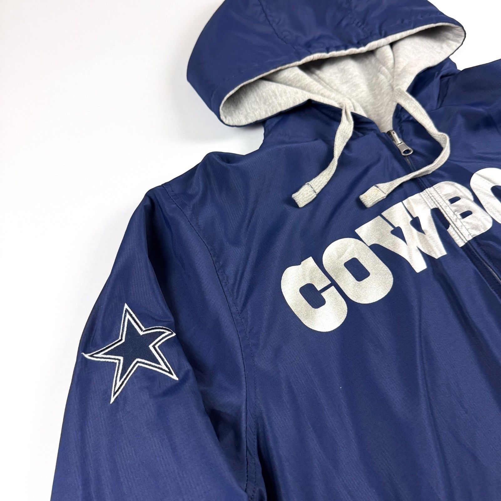 NFL New Dallas Cowboys Windbreaker XL Blue Gray NFL Reversible Size US XL / EU 56 / 4 - 4 Thumbnail
