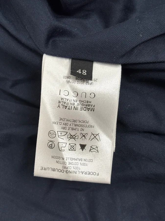 Gucci SS2010 Gucci Navy Camo Bomber Jacket Size US M / EU 48-50 / 2 - 12 Thumbnail