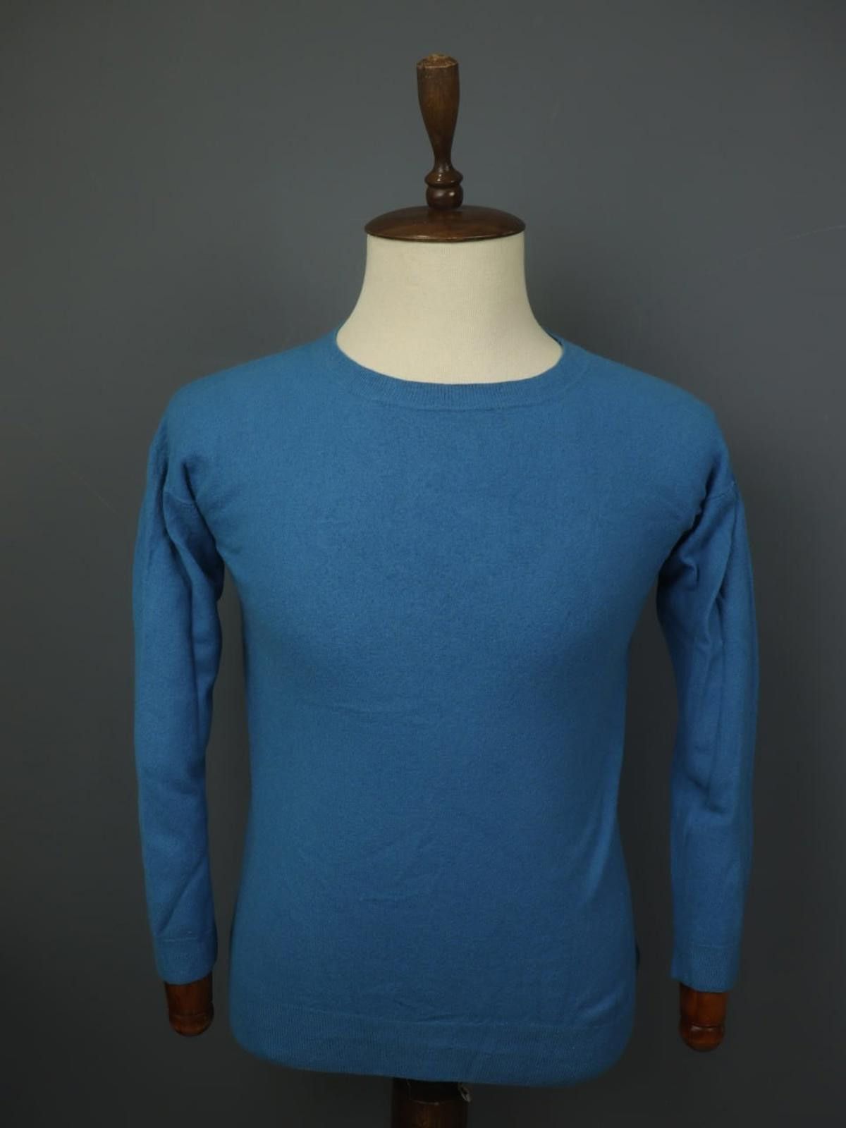 Maison Margiela MM6 Maison Margiela Blue Pullover Sweater Size L Size L / US 10 / IT 46 - 1 Thumbnail