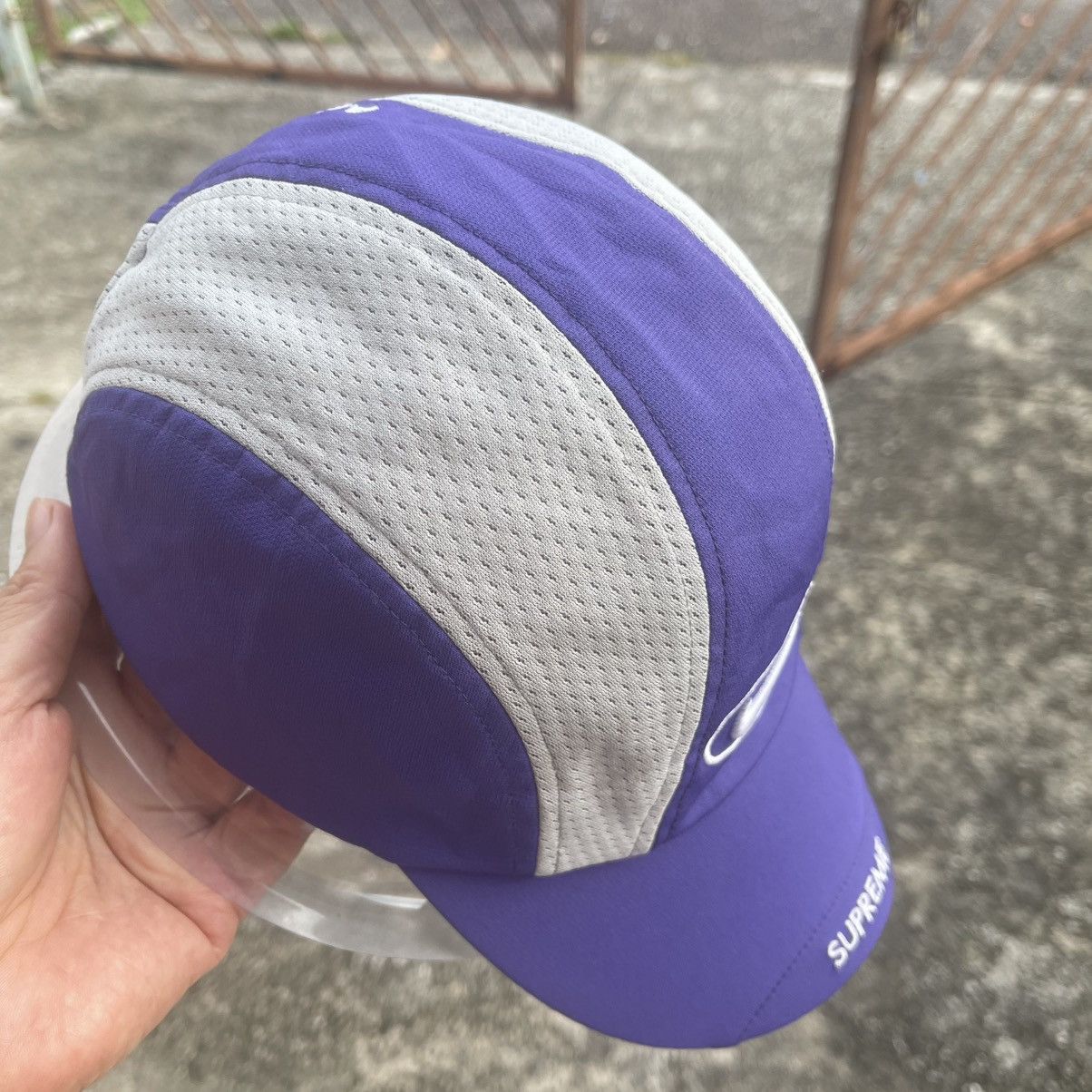 Nike × Supreme Supreme x Nike SS21 Trail Running Hat Purple (KREAM Tag) Size ONE SIZE - 5 Thumbnail