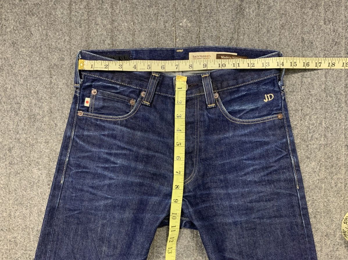 Japanese Brand 90s Back Number Jean Diadem Indigo Selvedge Denim Jeans Size US 28 / EU 44 - 10 Thumbnail