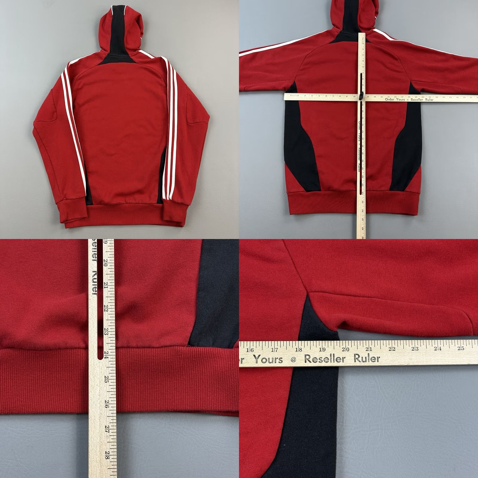 Adidas Vintage Adidas Hoodie Mens Small Red CASL Soccer Graphic Training Pullover Y2K Size US S / EU 44-46 / 1 - 8 Thumbnail