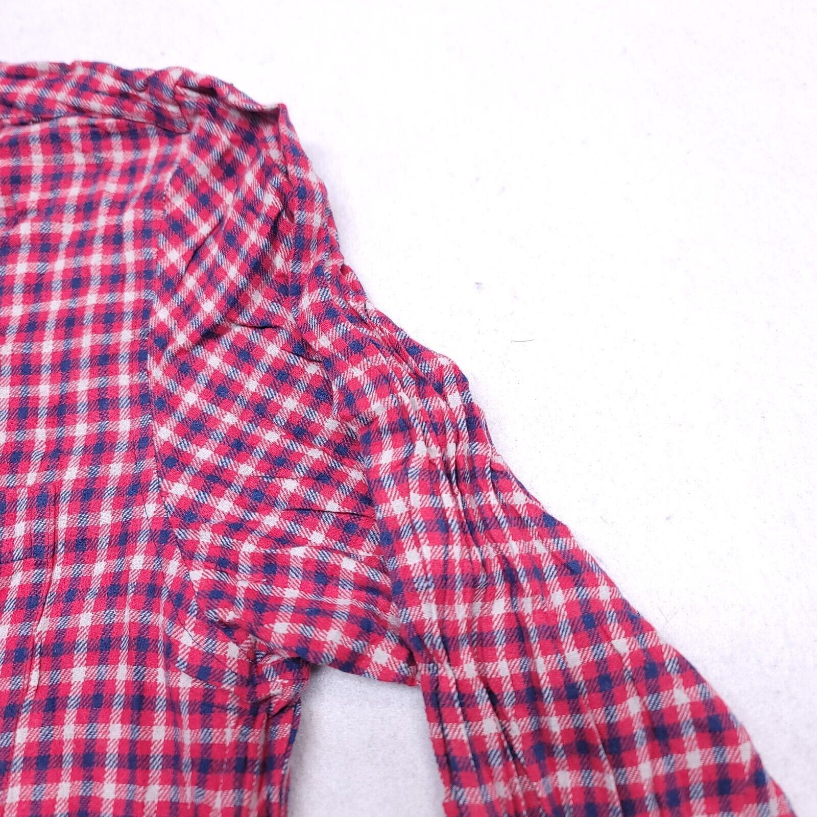 Saddlebred Saddlebred Tartan Flannel Shirt Mens Size Large L Red Blue Size US L / EU 52-54 / 3 - 5 Thumbnail