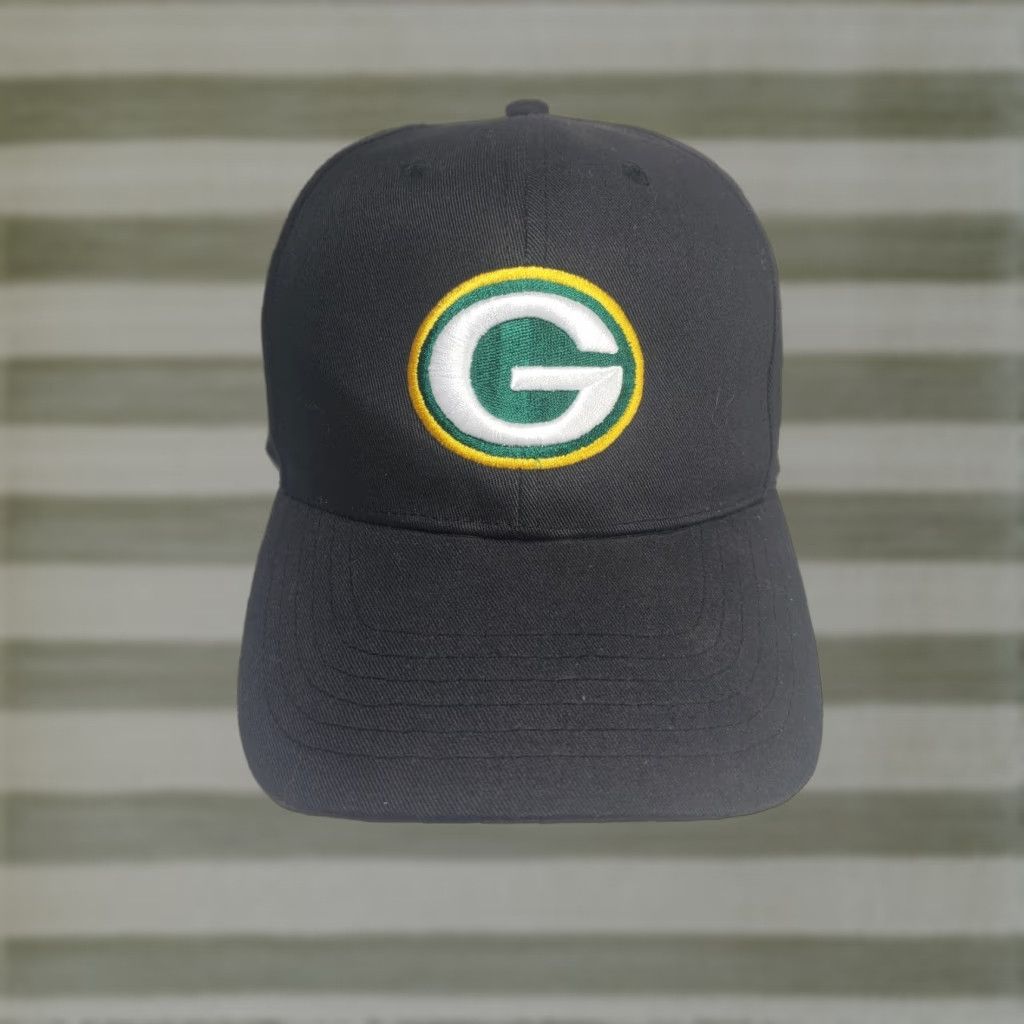 NFL NFL Black Green Bay Packers Baseball Cap Hat Reebok Cap Size ONE SIZE - 1 Thumbnail