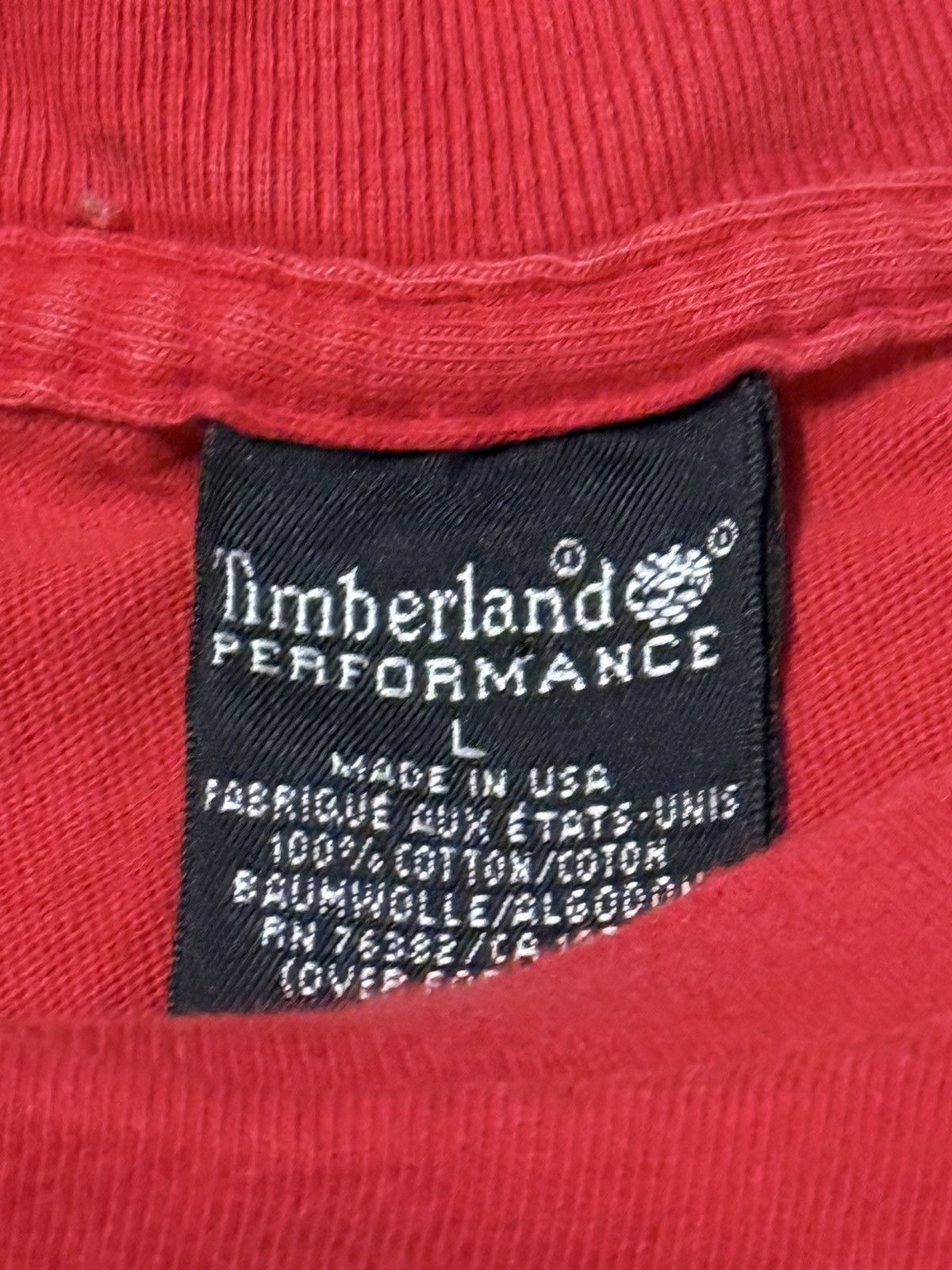 Timberland Timberland Performance Longsleeve Biker T-Shirt Red Large Size US L / EU 52-54 / 3 - 9 Thumbnail