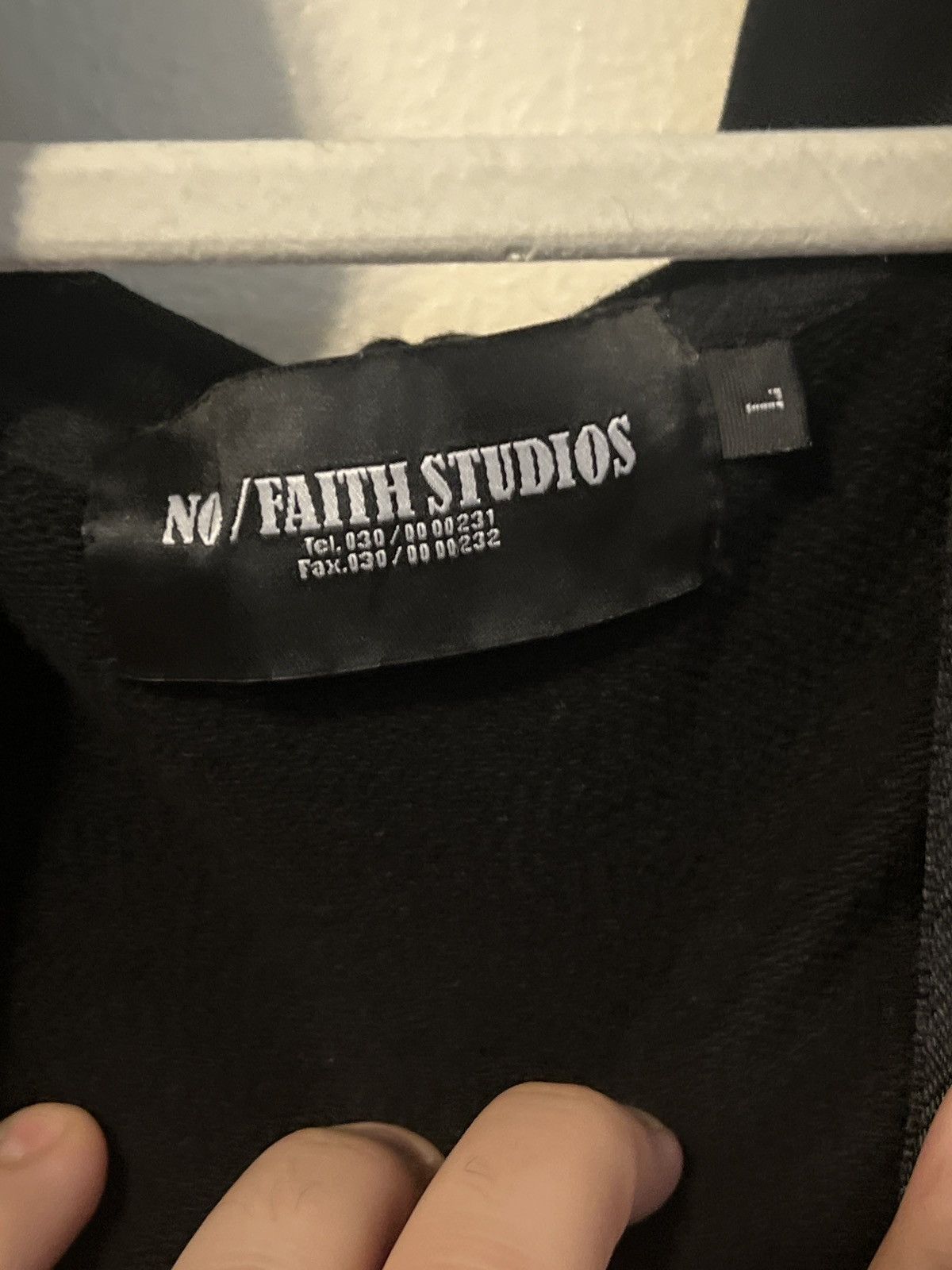 No Faith Studios Vintage split zip up hoodie Size US L / EU 52-54 / 3 - 3 Thumbnail