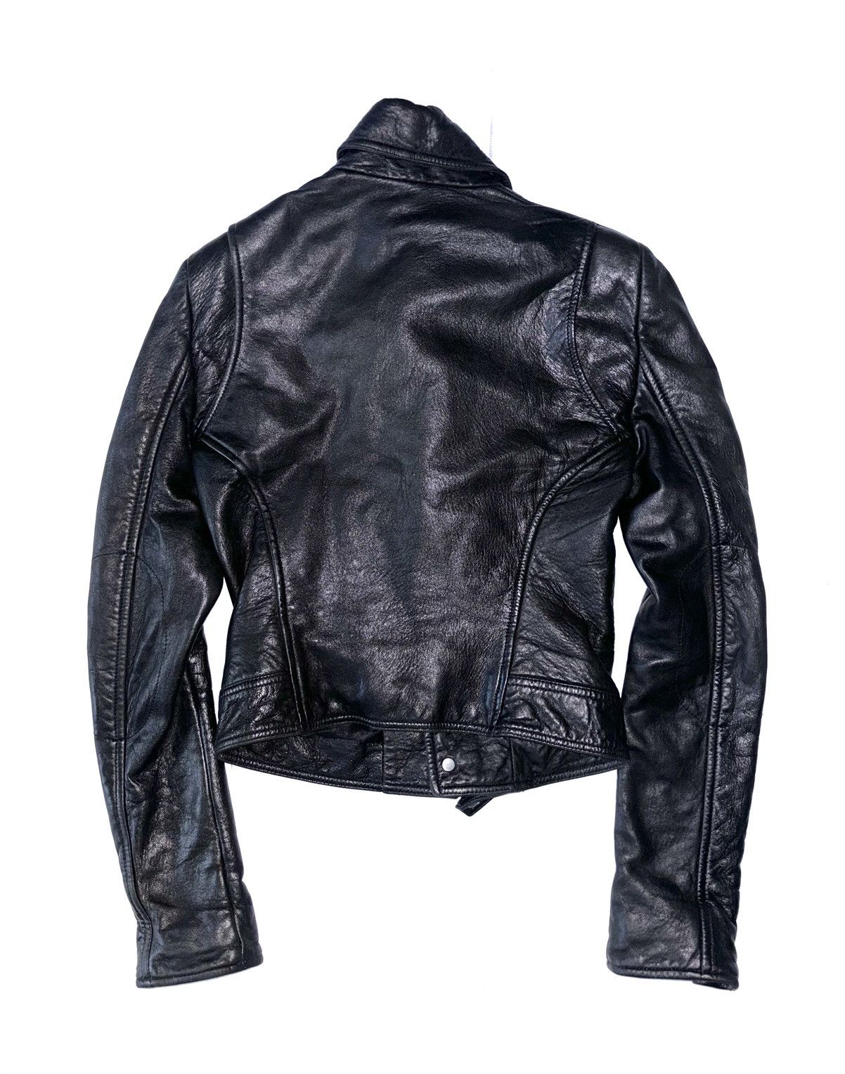 Balenciaga Balenciaga Distressed Leather Biker Jacket Size XS / US 0-2 / IT 36-38 - 2 Thumbnail
