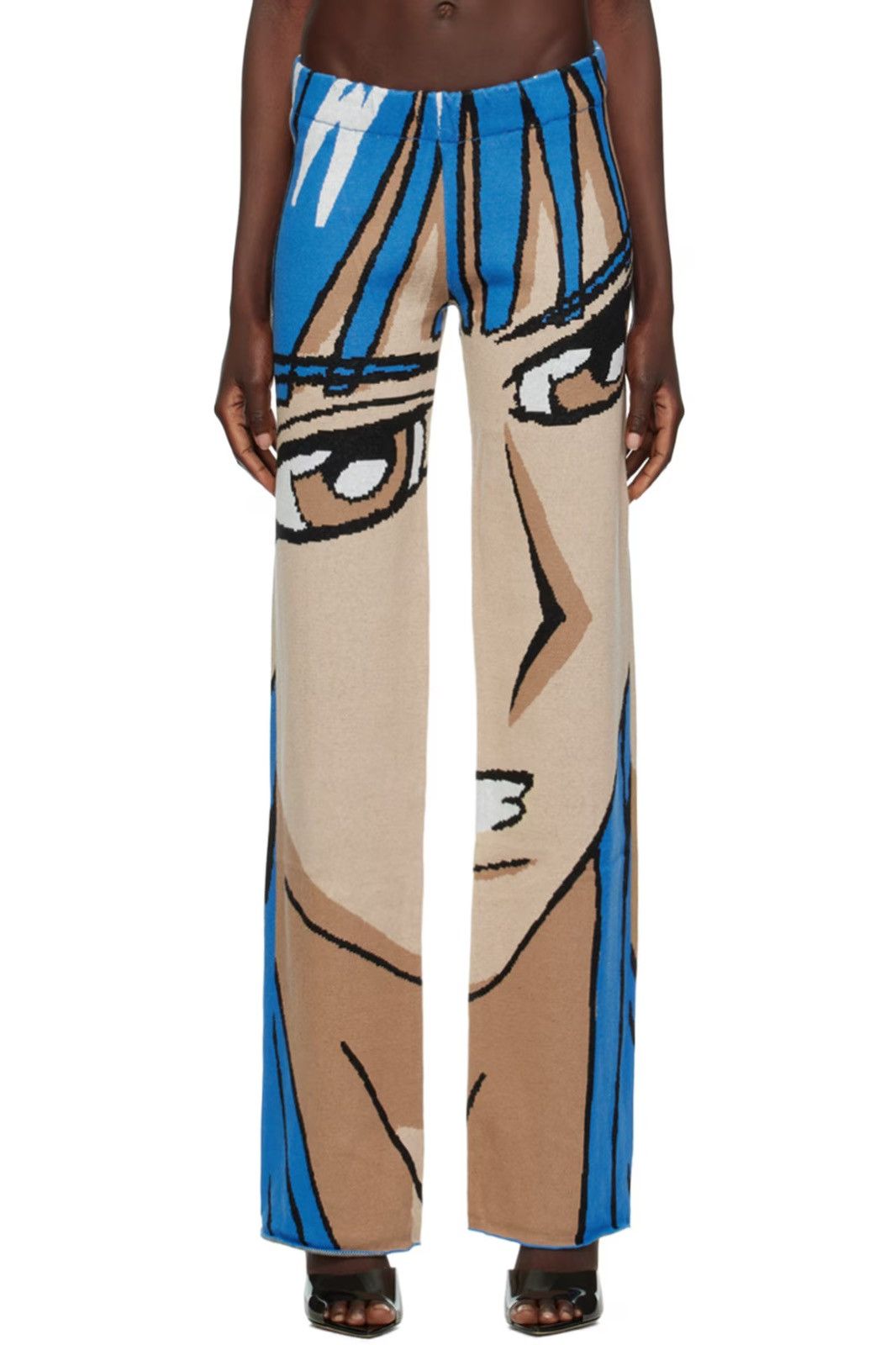 image of 1Xblue Ssense Exclusive Blue Anime Lounge Pants Size M, Women's