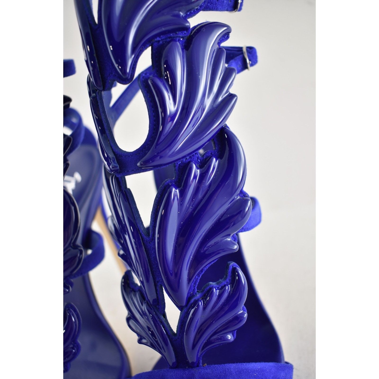 Giuseppe Zanotti Giuseppe Zanotti Cruel Summer Blue Wing Strap Sandal 35 Size US 5 / IT 35 - 6 Thumbnail